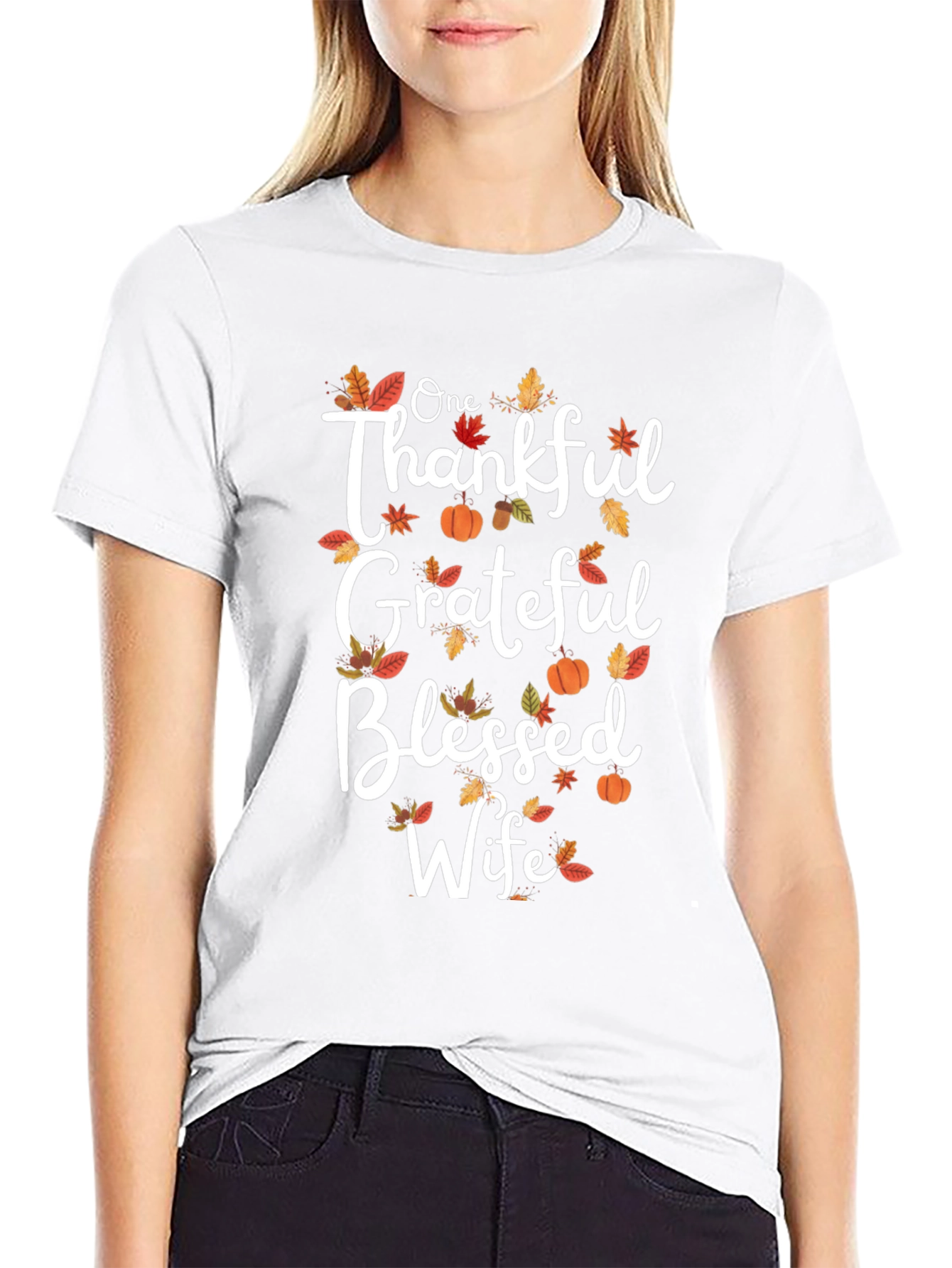 One Thankful Grateful Blessed Wife T-Shirt