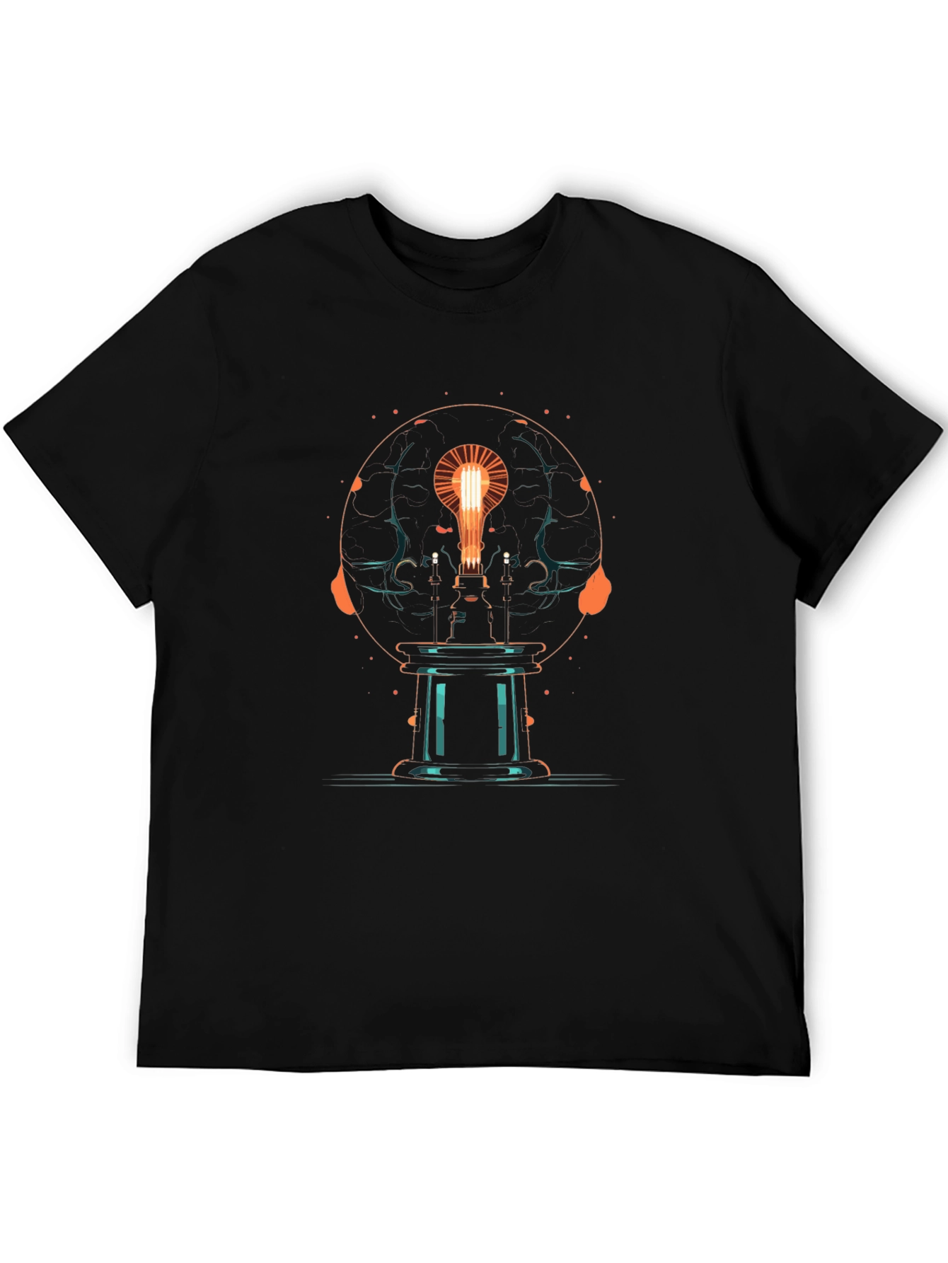 Light Bulb Design T-Shirt