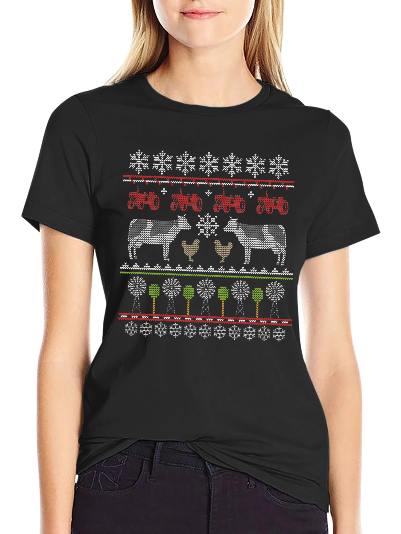 Farm Ugly Christmas T-Shirt