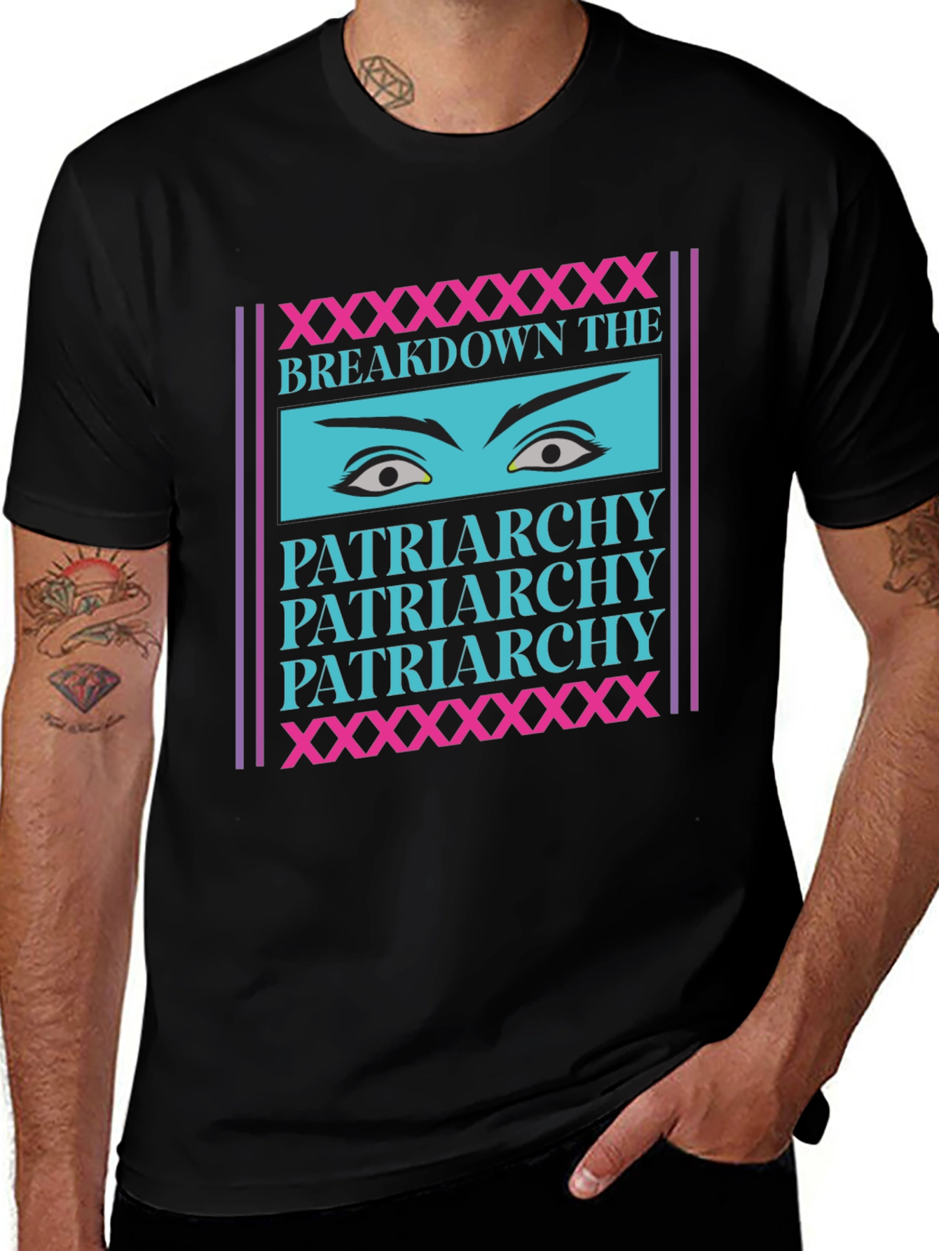 Breakdown the Patriarchy Graphic Tee - Black