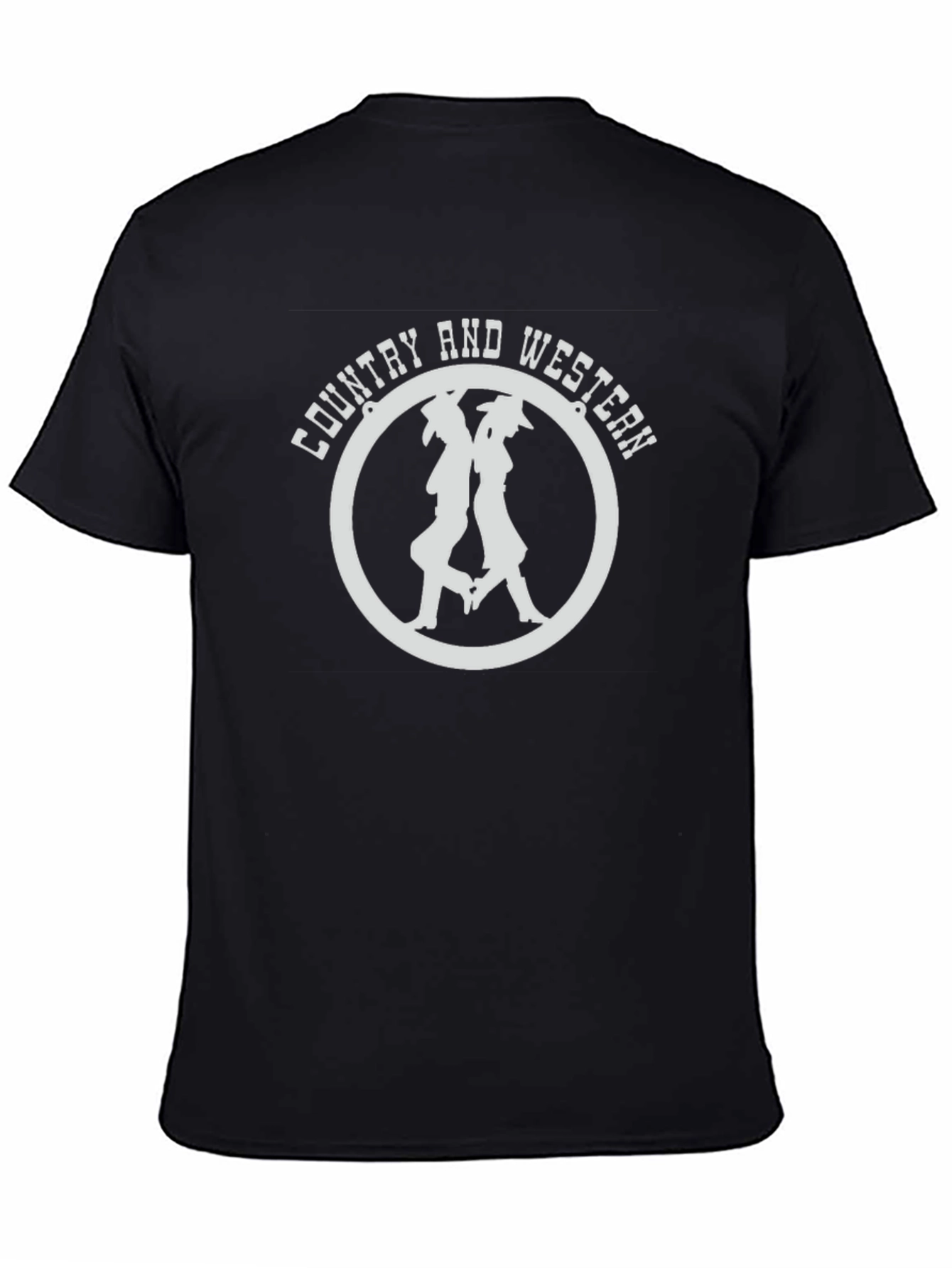 Country and Western T-Shirt Black