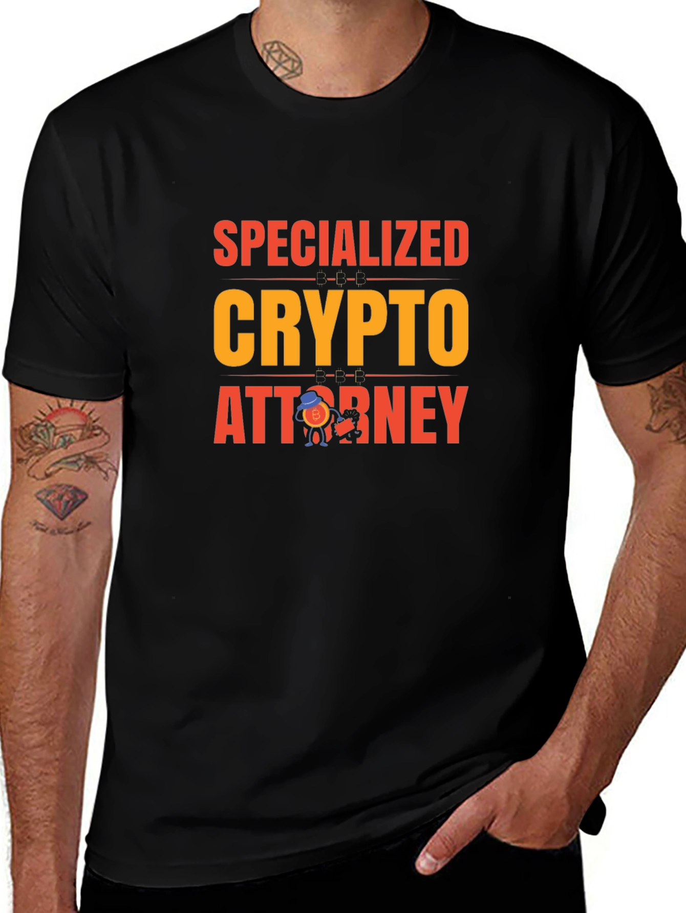 Specialized Crypto Attorney Black T-Shirt