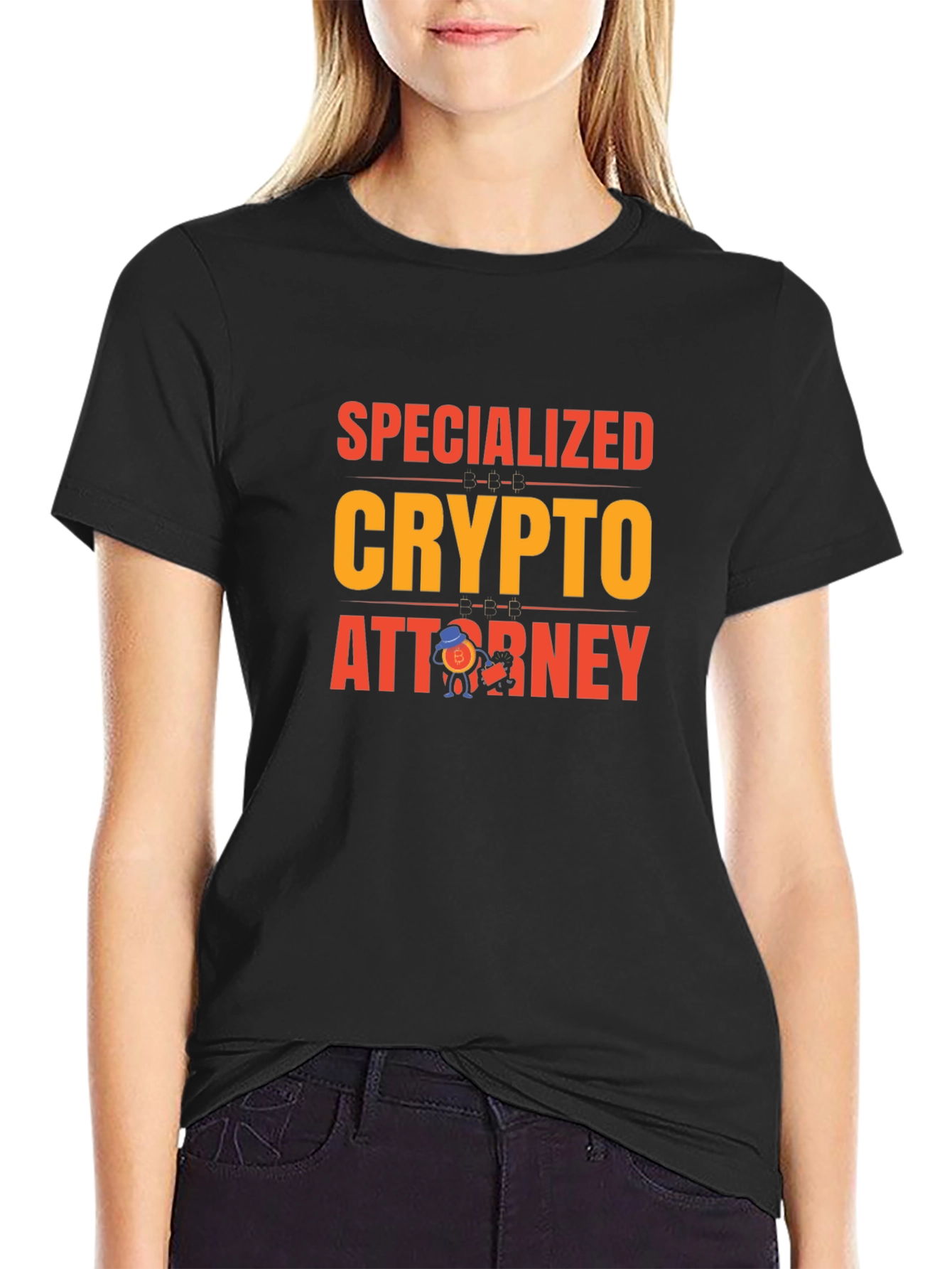 Specialized Crypto Attorney Black T-Shirt