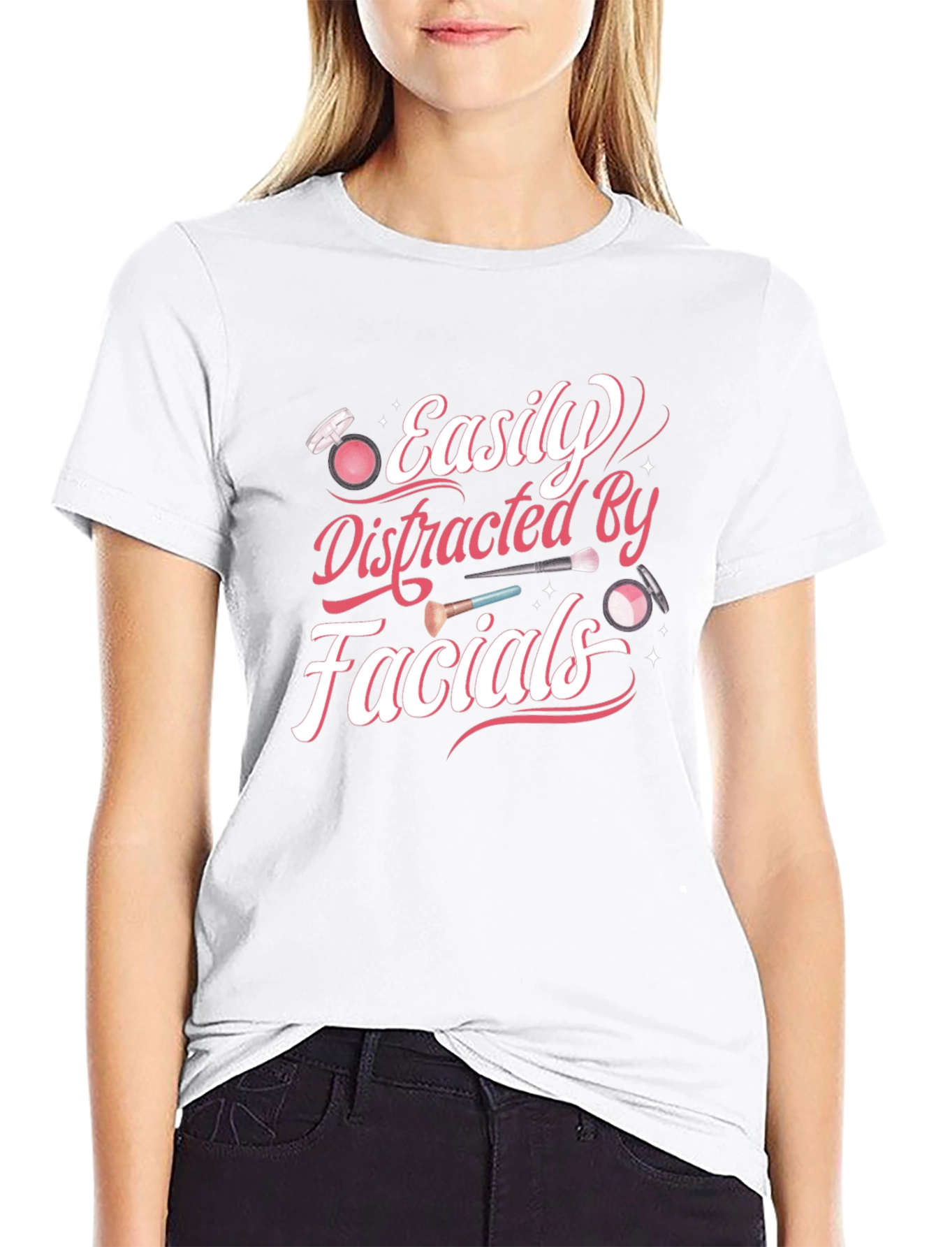 Easily Distracted By Facials T-Shirt