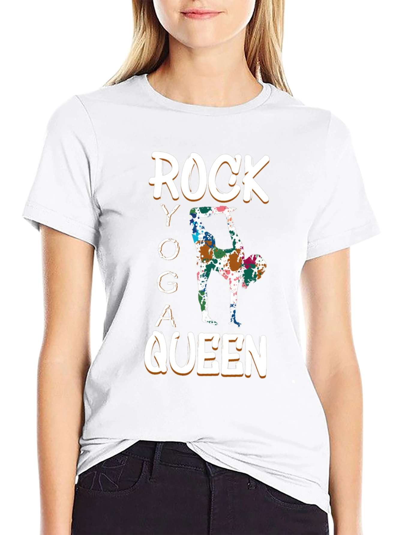 Rock Yoga Queen Graphic T-Shirt