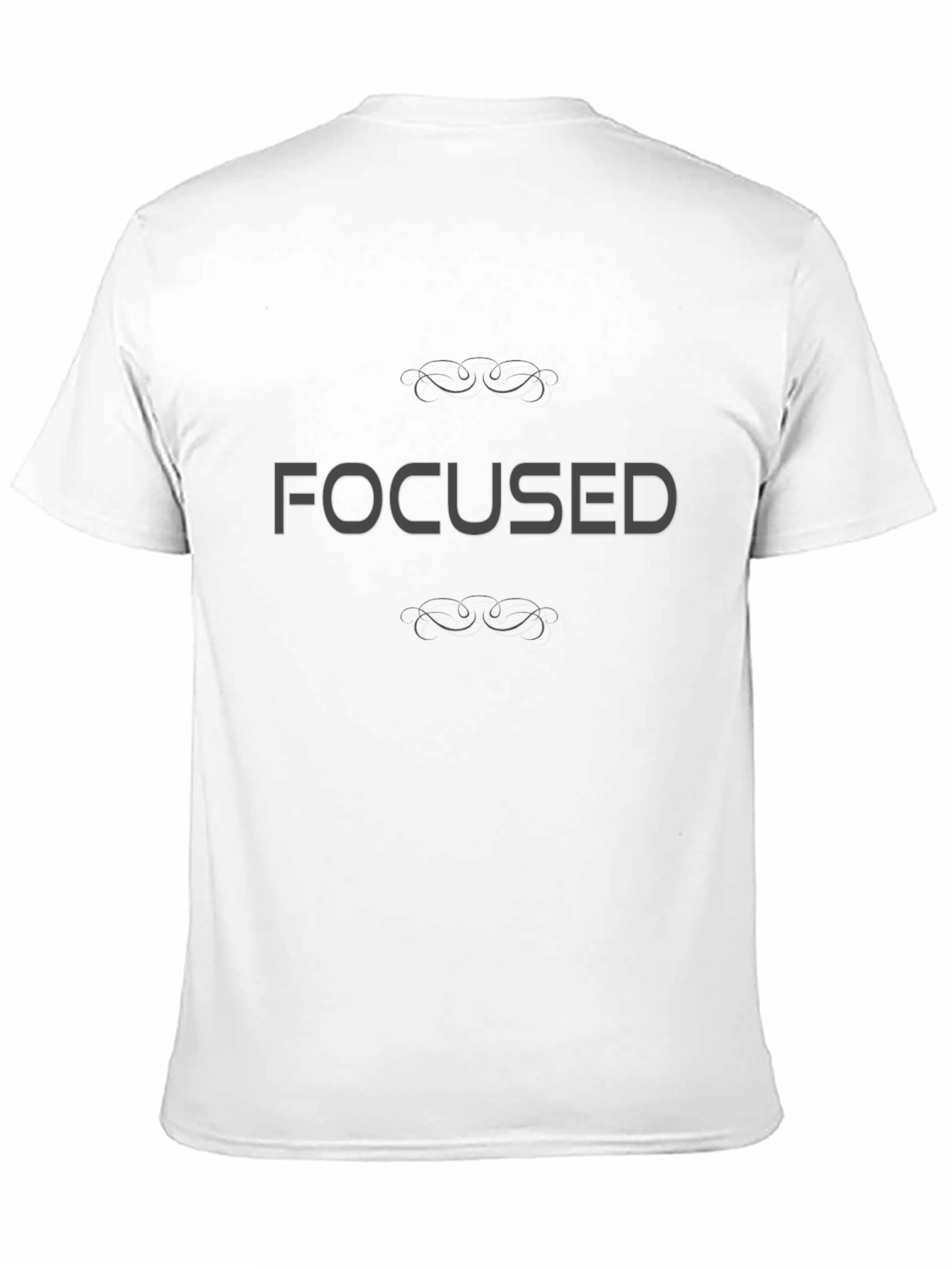 Focused Graphic T-Shirt - Black Short Sleeve