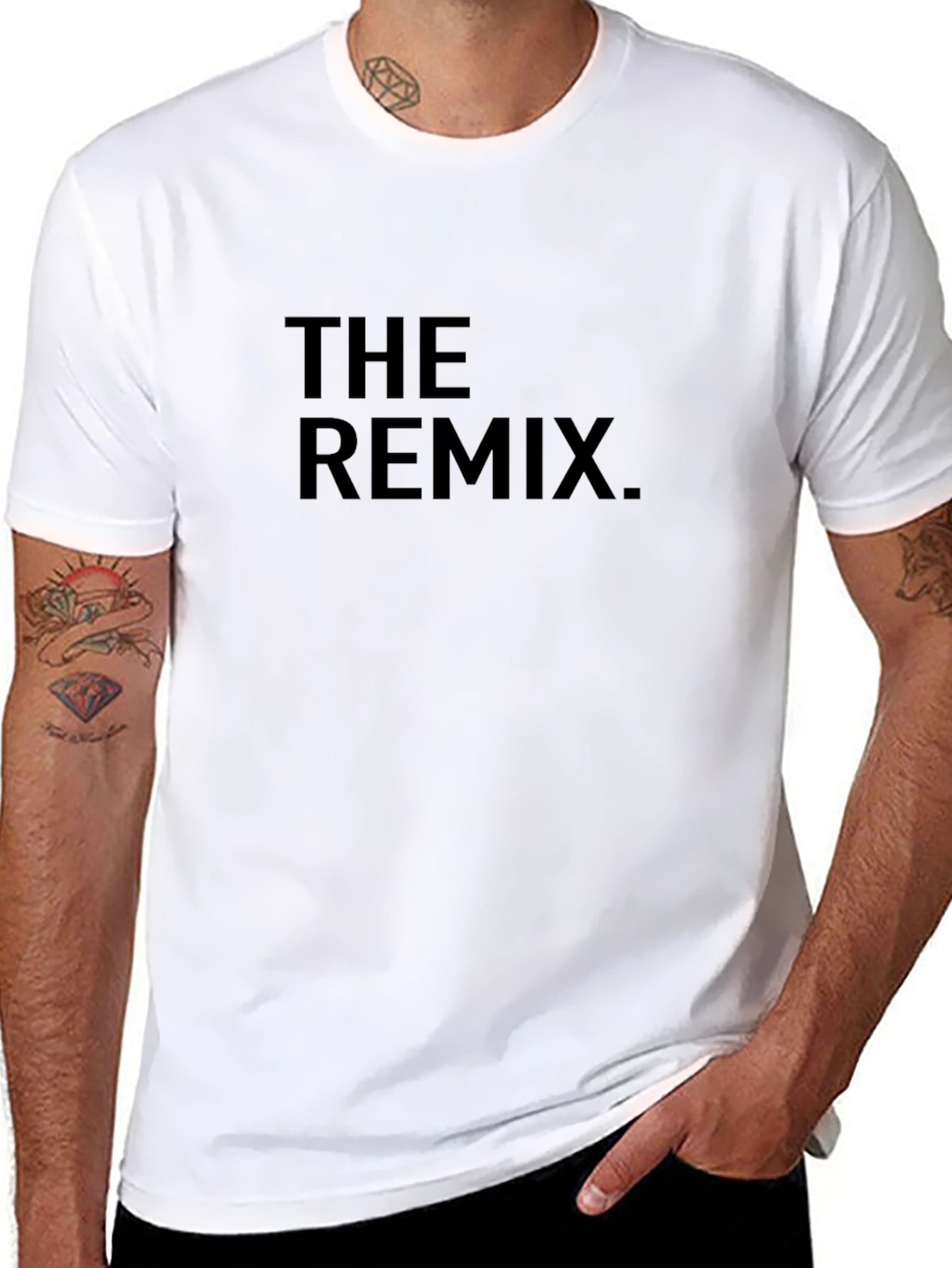 The Remix Black Graphic T-Shirt