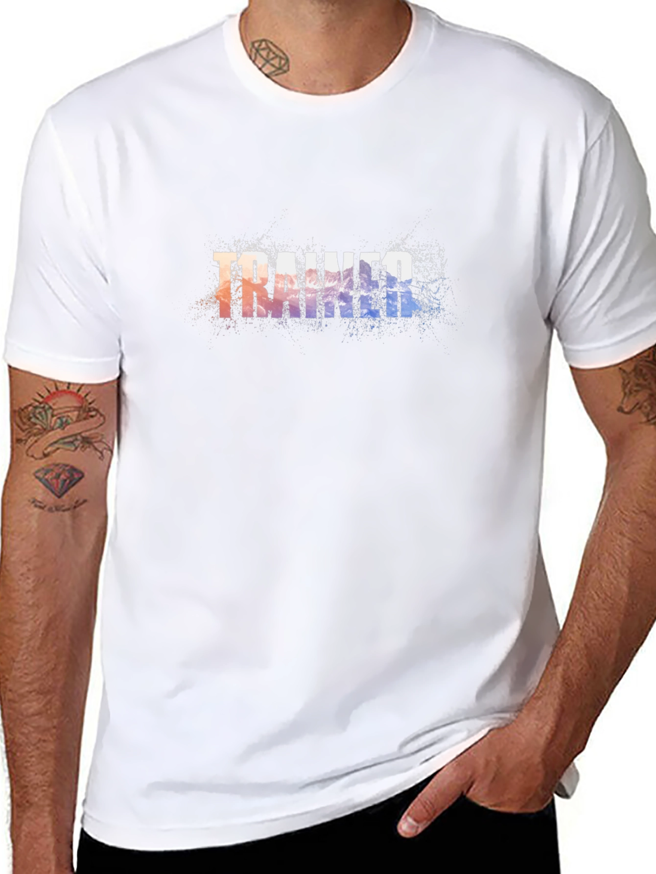 Trainer Graphic T-Shirt - Stylish Workout Apparel