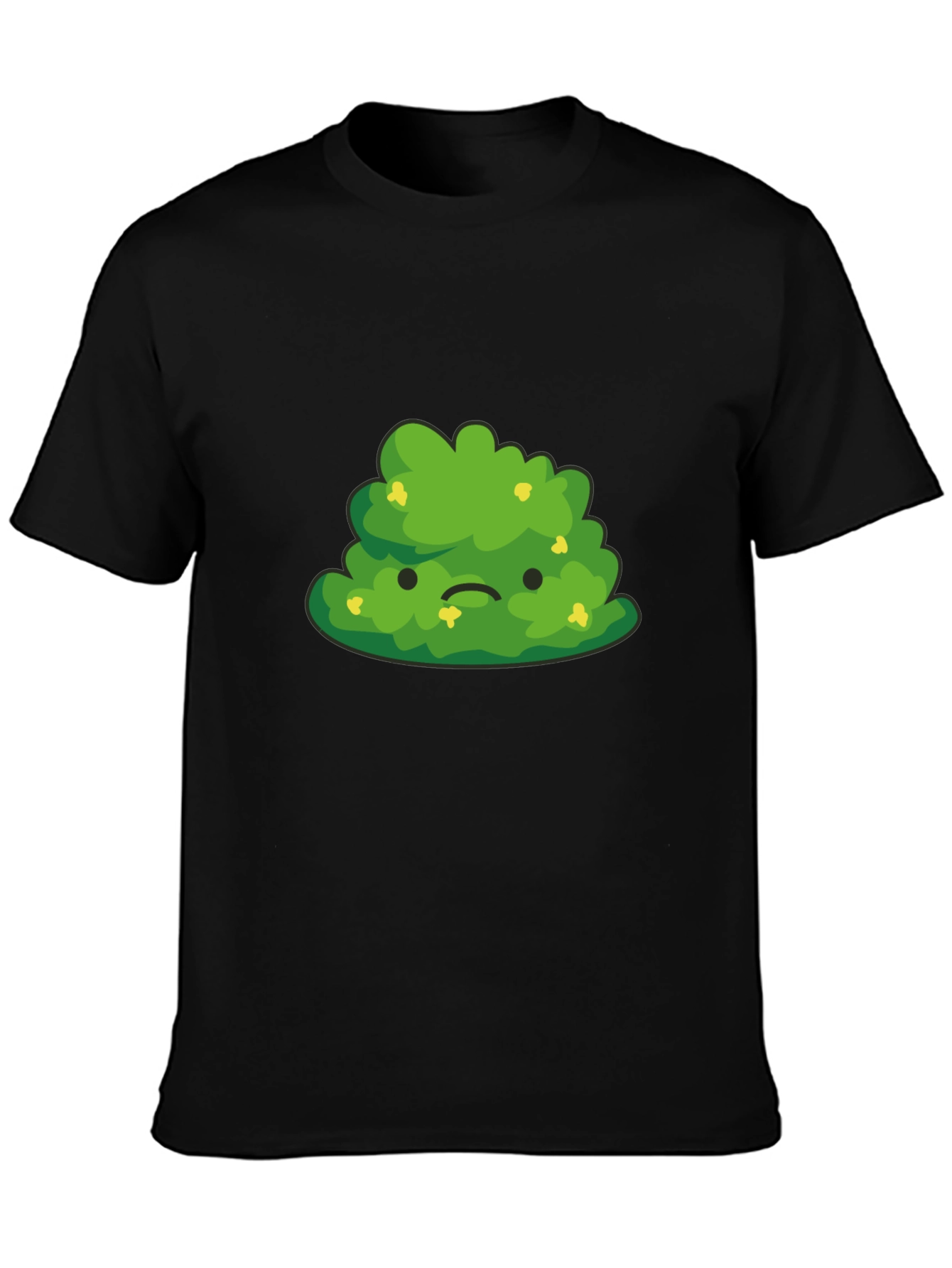 Sad Bush Graphic Tee - Black Casual Shirt