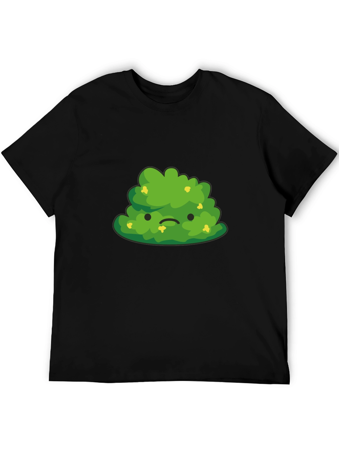 Sad Bush Graphic Tee - Black Casual Shirt