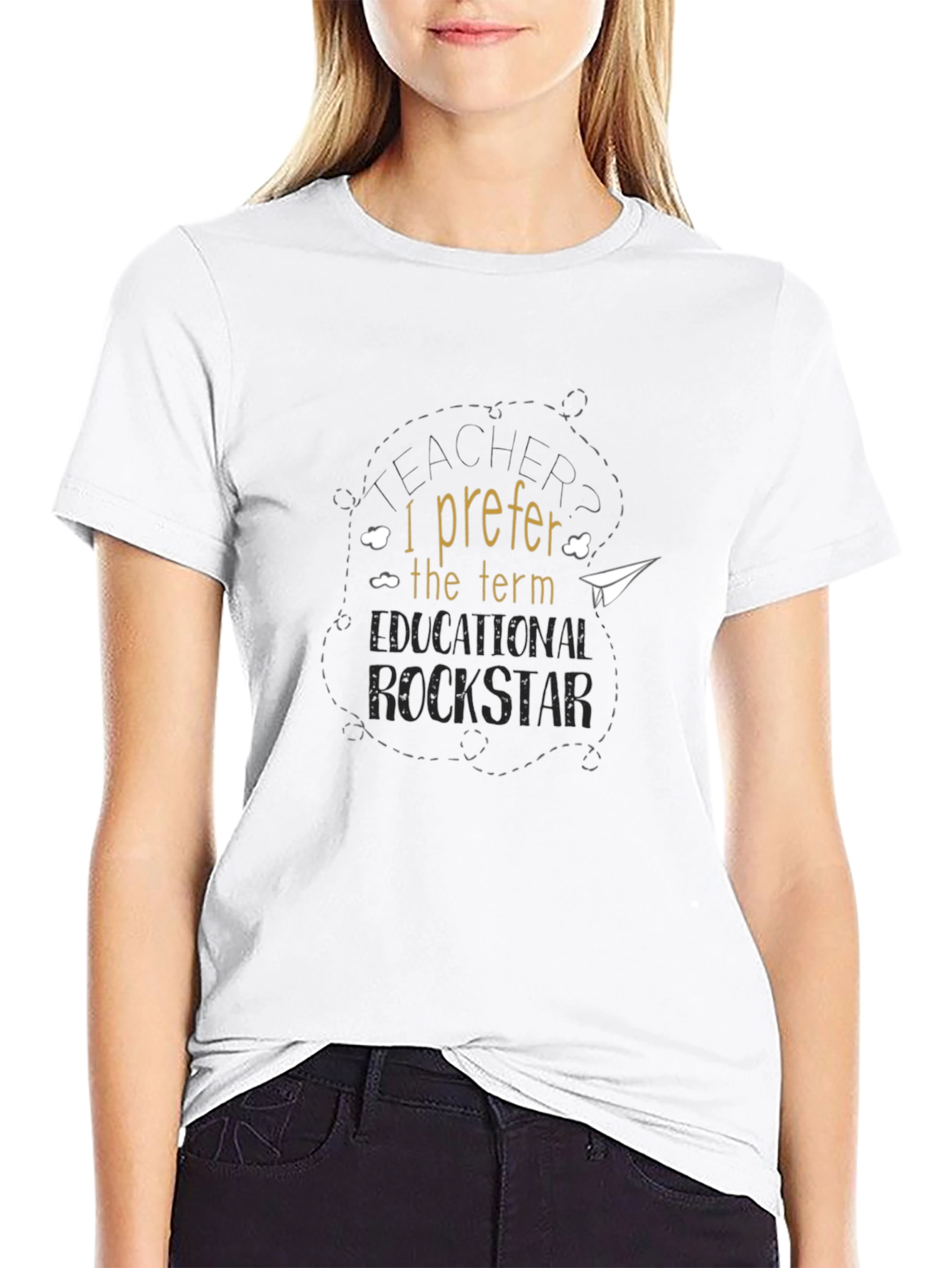 I Prefer the Term Educational Rockstar Graphic Tee
