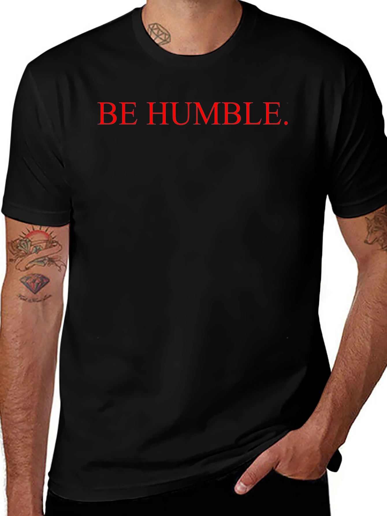 Be Humble Graphic T-Shirt - Black