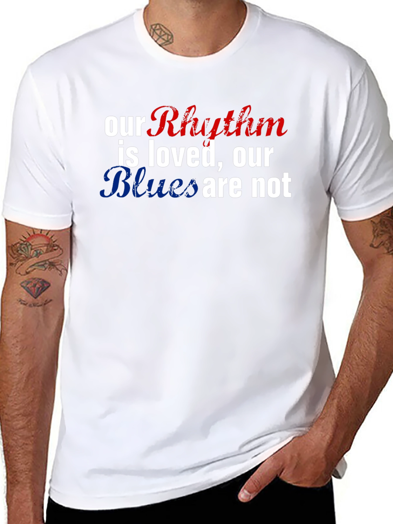 Rhythm & Blues Graphic T-Shirt - Black Cotton Tee