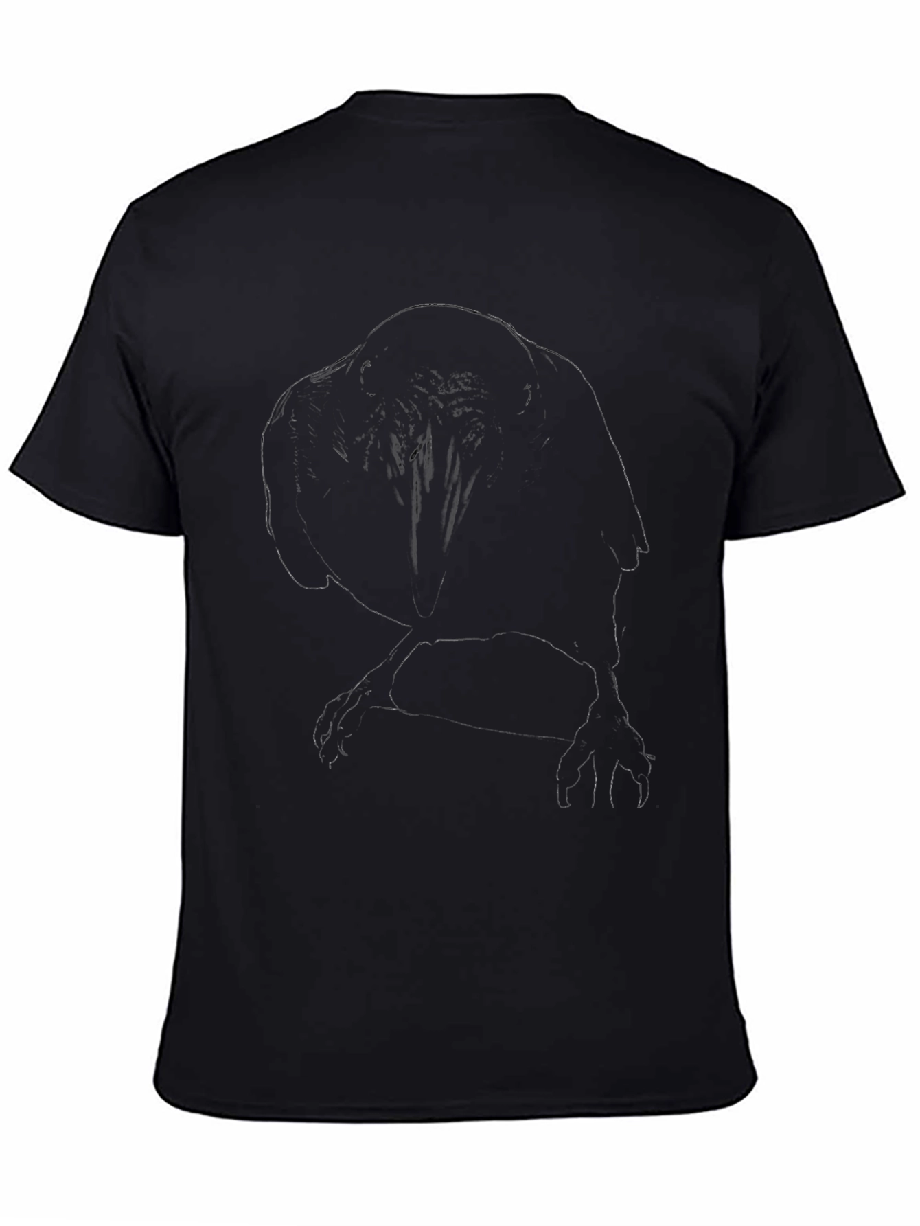 Silhouette Graphic Tee - Mens Black T-Shirt