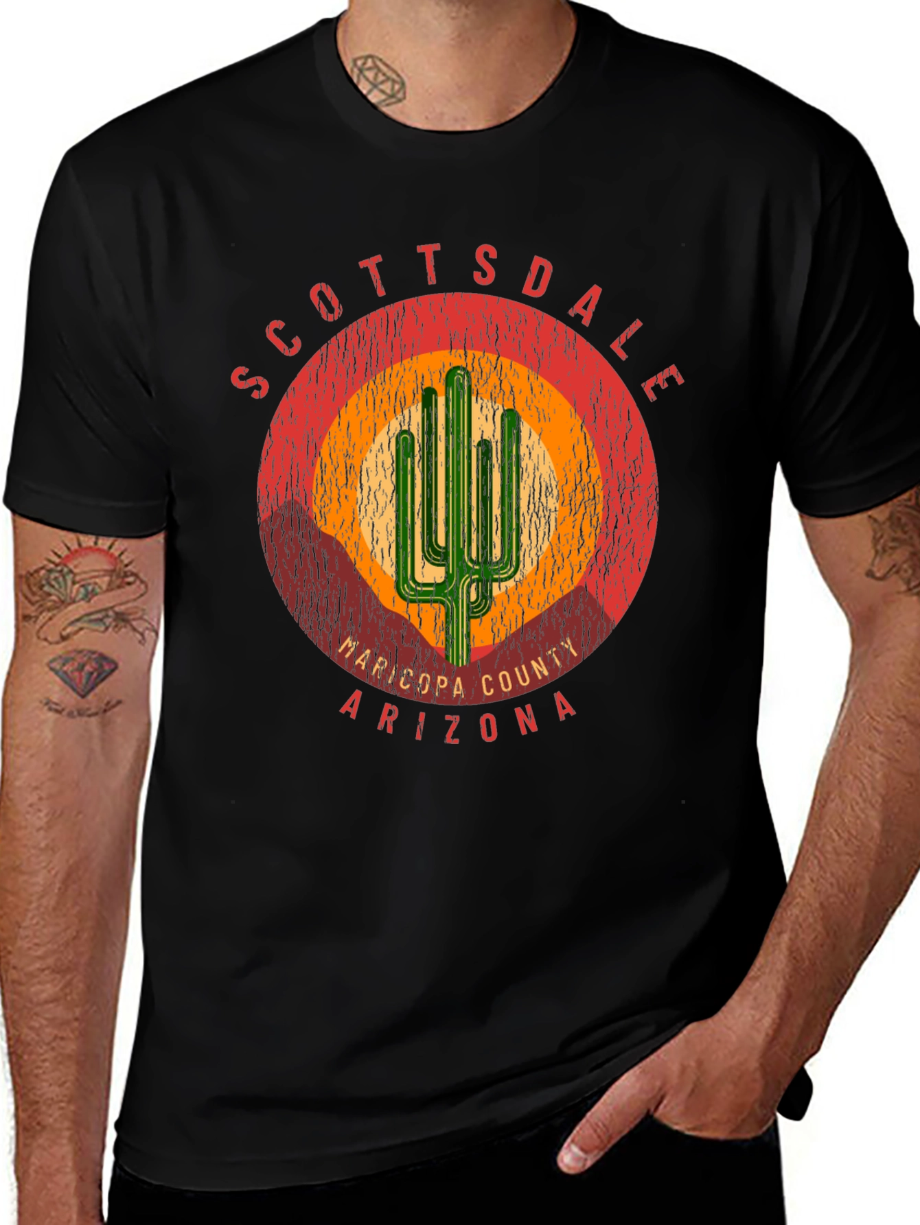 Scottsdale Arizona Cactus Graphic Tee