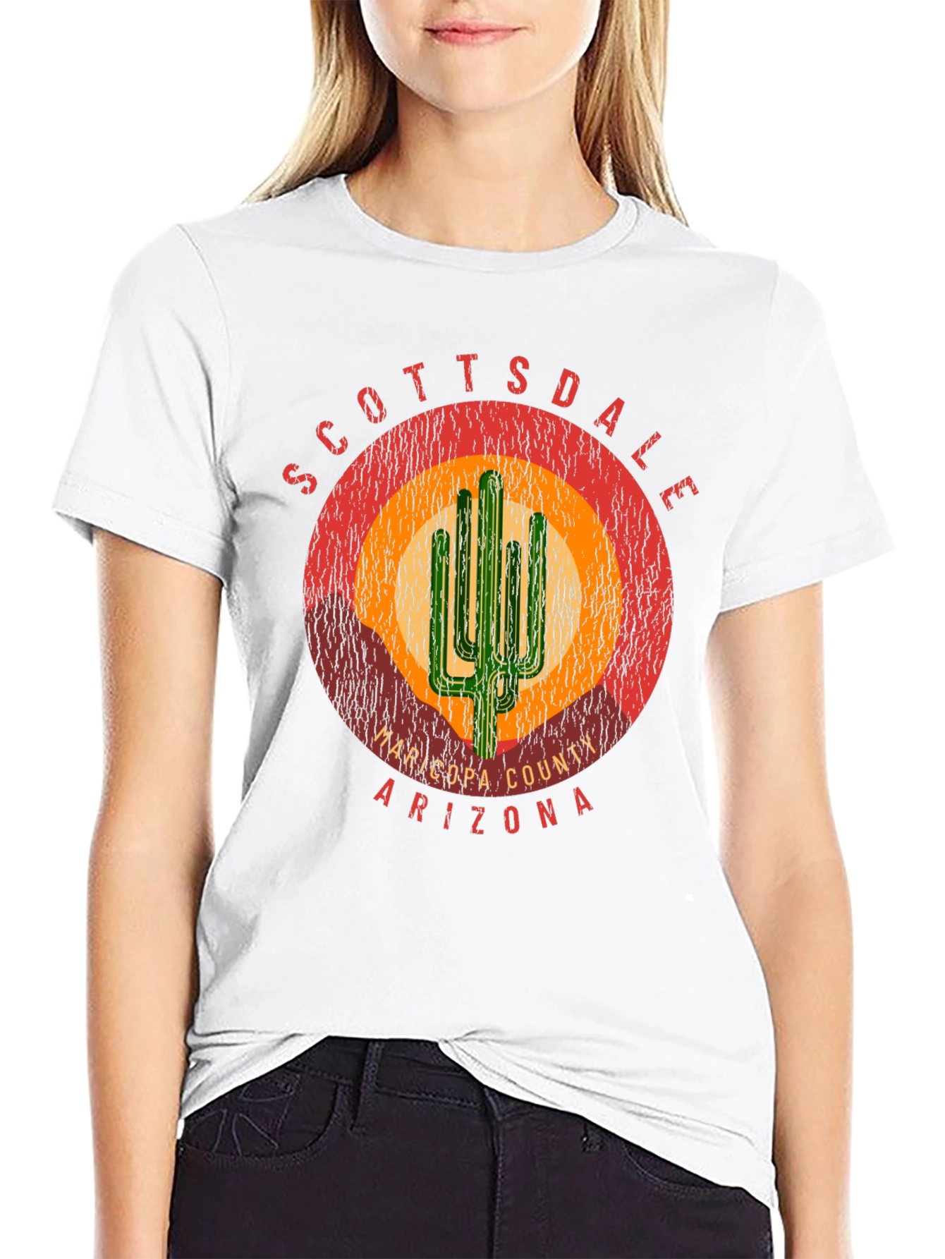 Scottsdale Arizona Cactus Graphic Tee