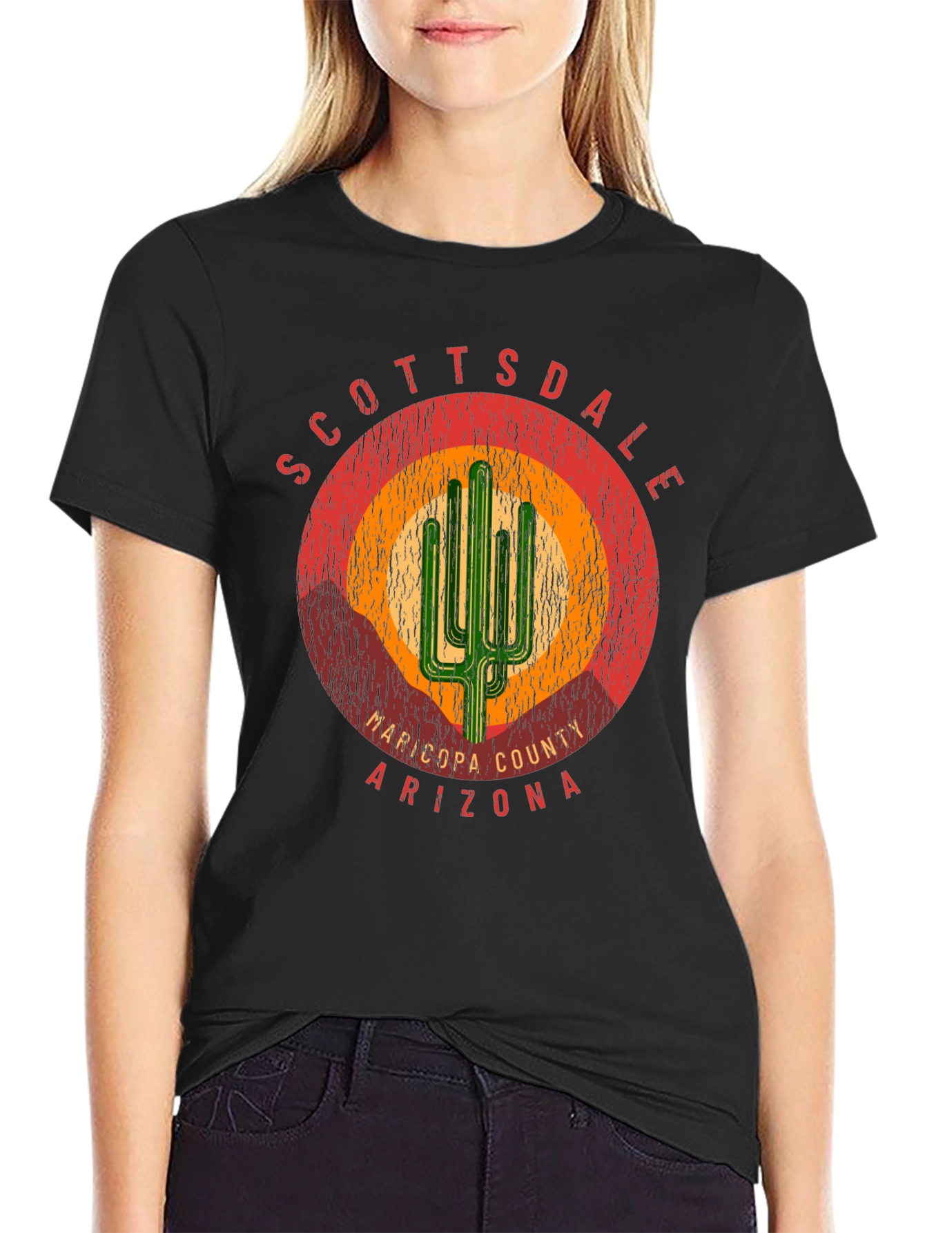 Scottsdale Arizona Cactus Graphic Tee