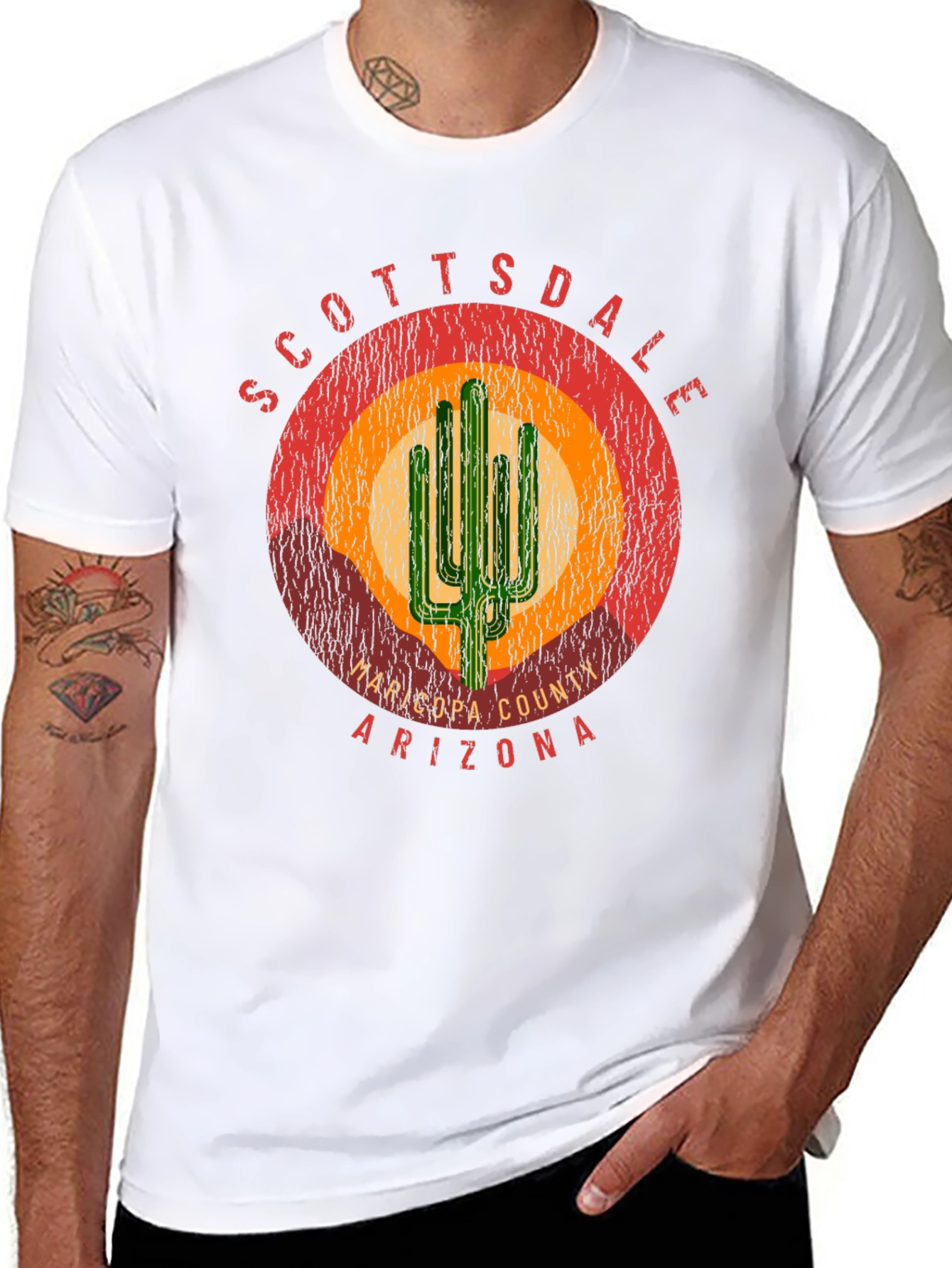 Scottsdale Arizona Cactus Graphic Tee