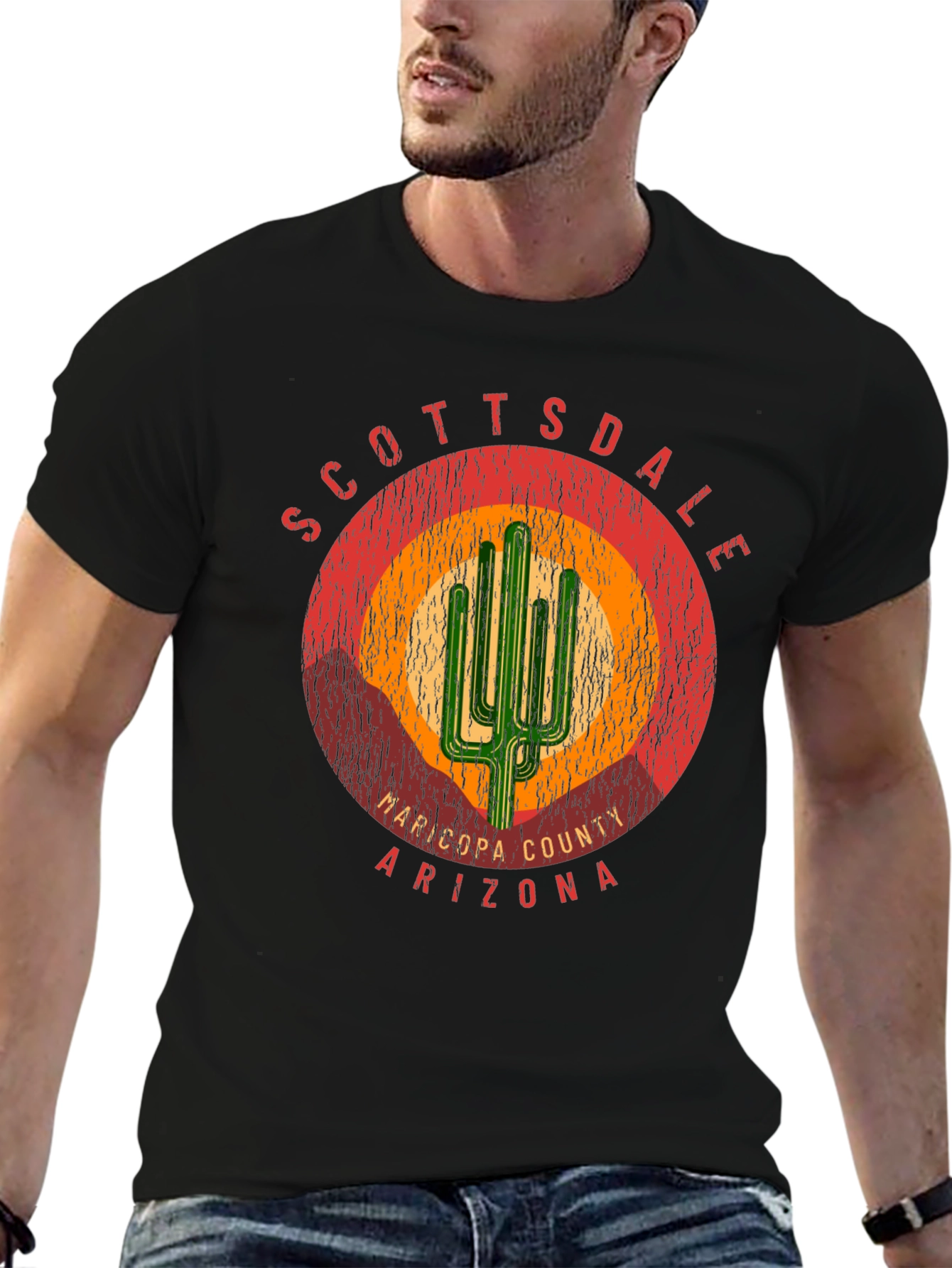 Scottsdale Arizona Cactus Graphic Tee
