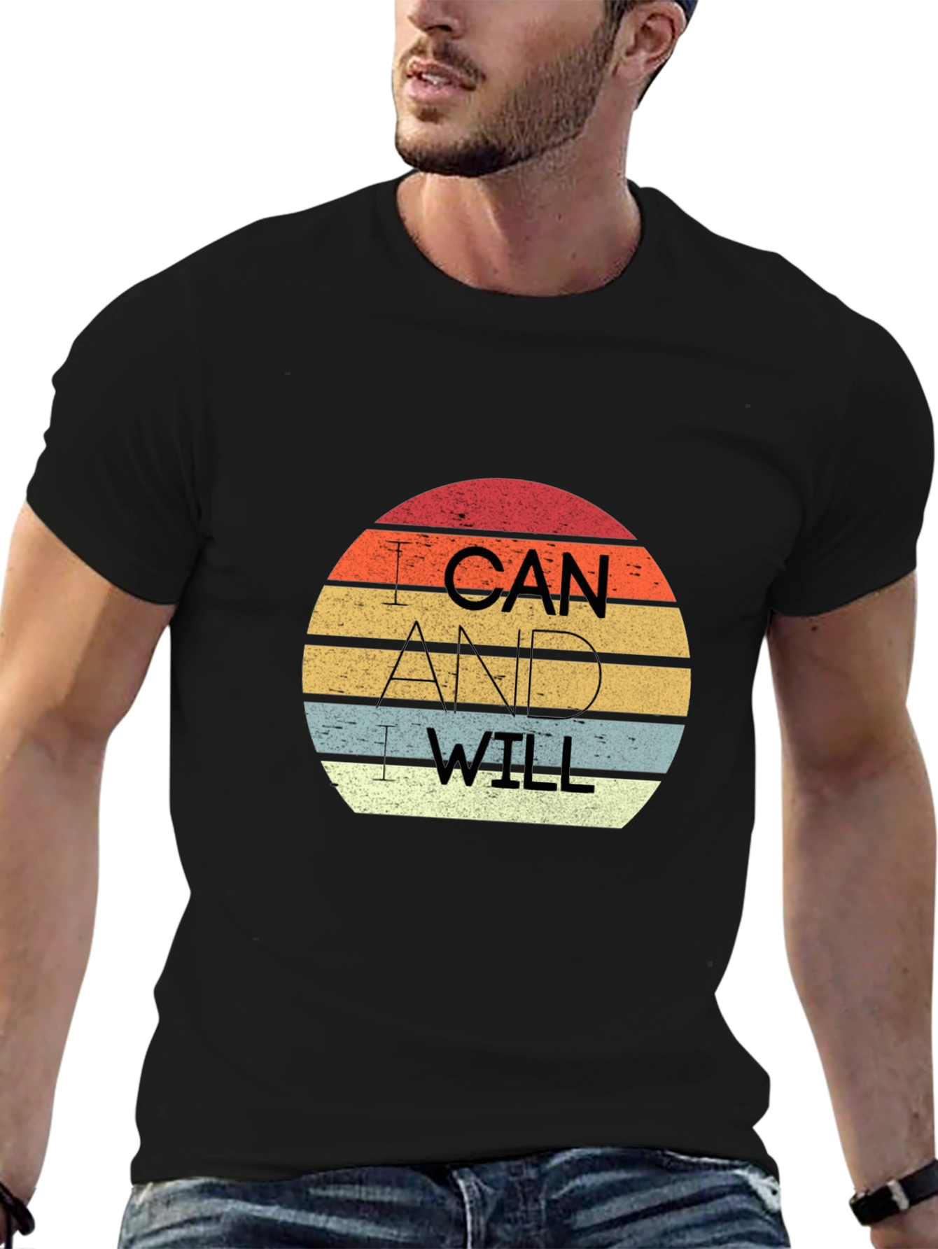 Retro I Can And I Will Graphic Tee