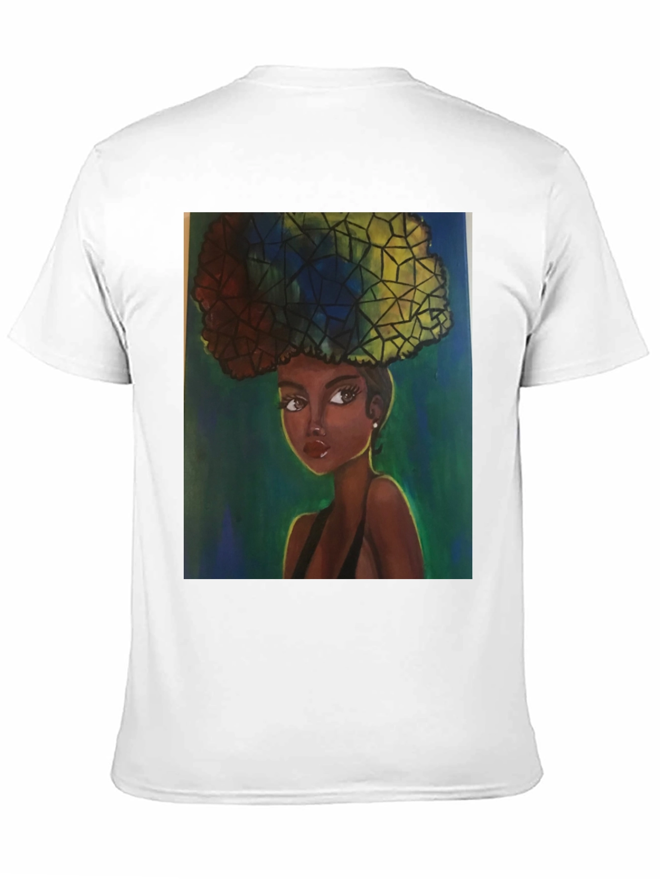 Afro Art T-Shirt - Stylish Black Tee
