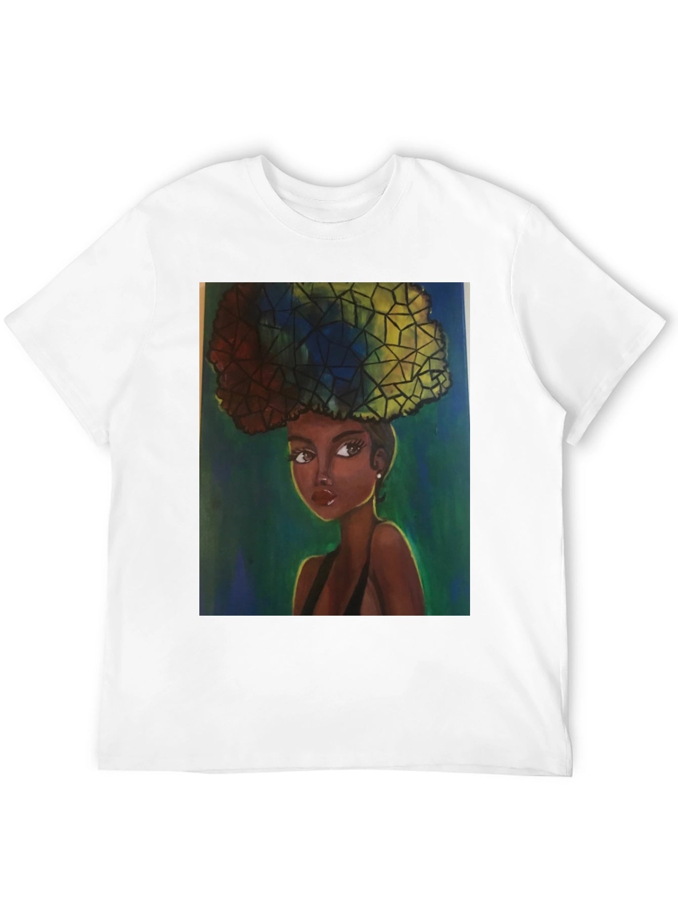 Afro Art T-Shirt - Stylish Black Tee