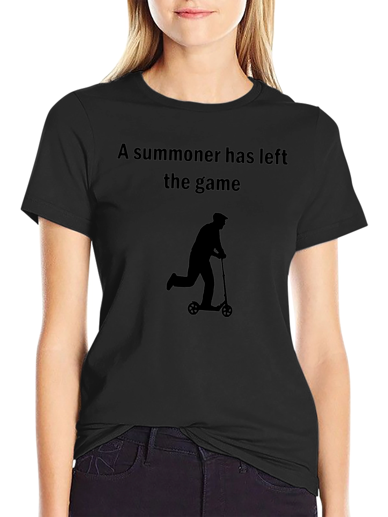 Summoner Left the Game Black T-Shirt