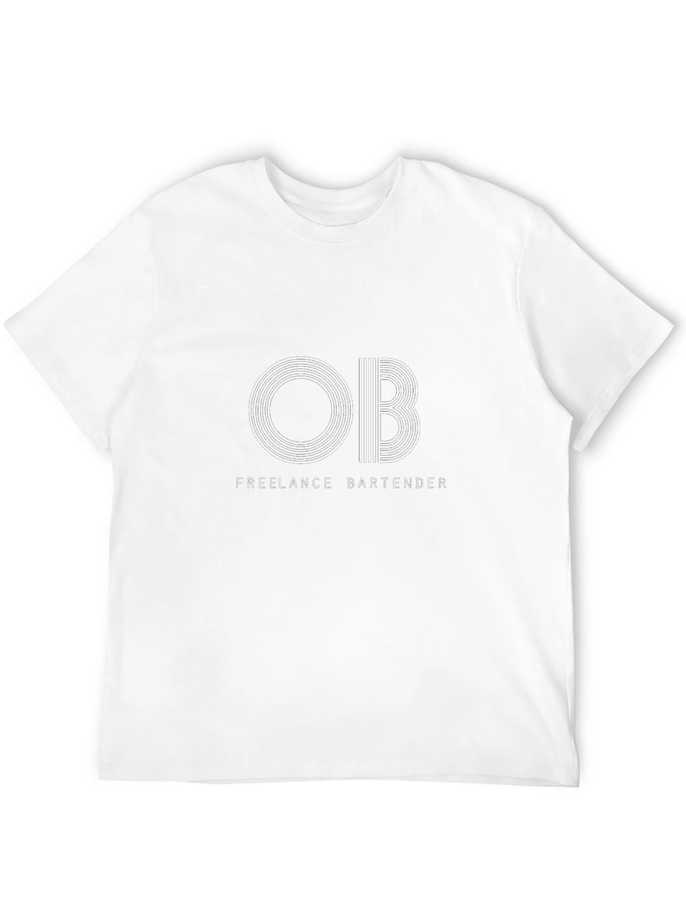 Freelance Bartender Graphic T-Shirt - OB Design