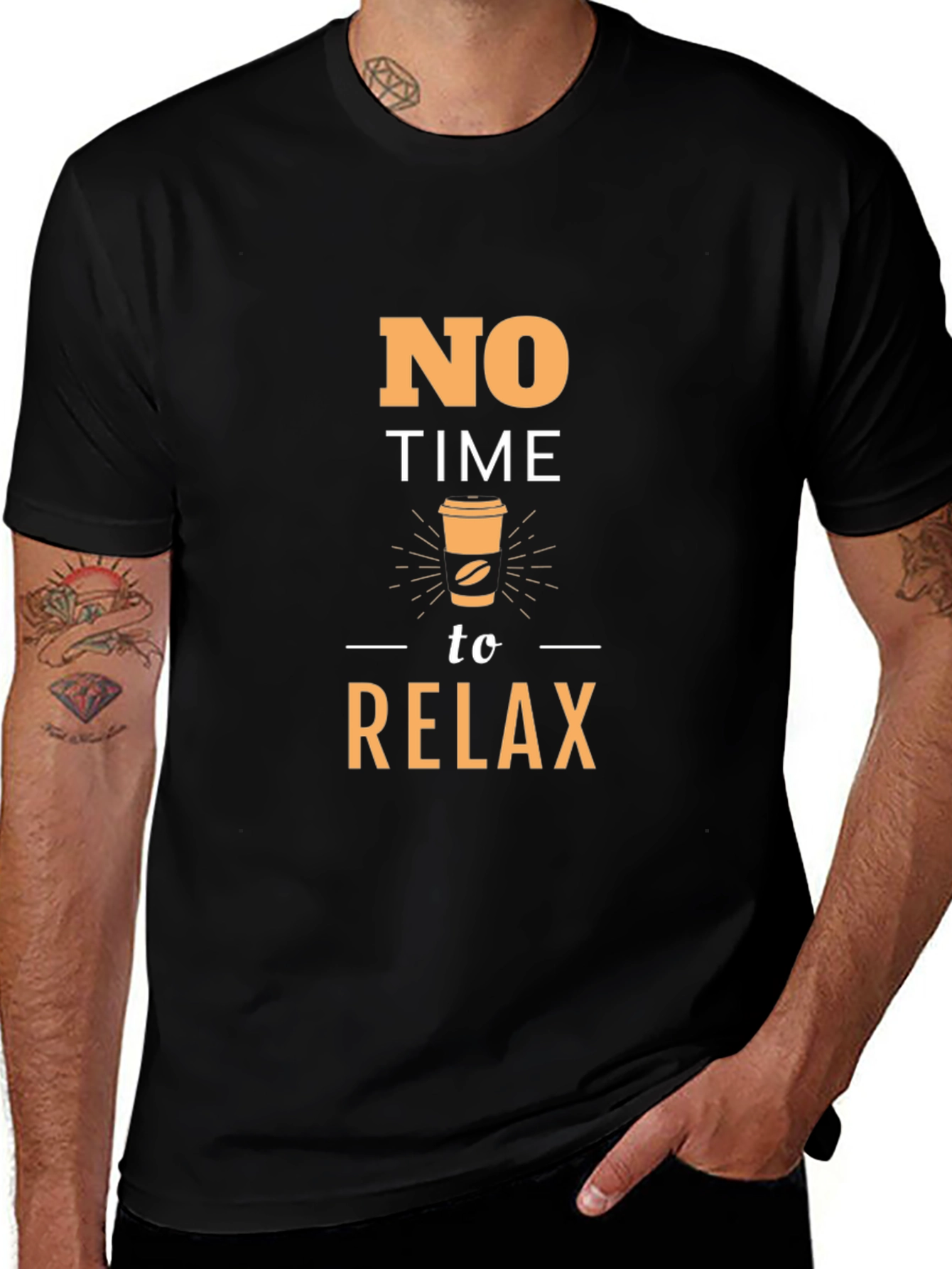 No Time to Relax Coffee T-Shirt