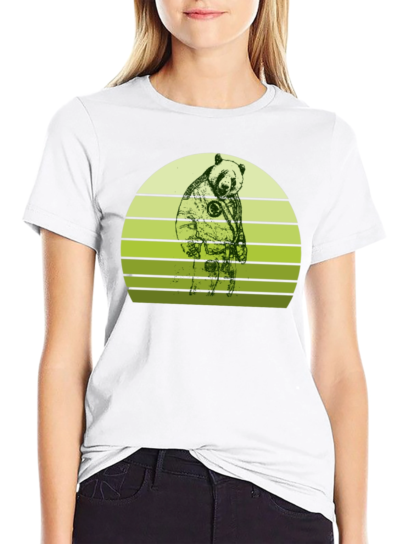 Astronaut Panda T-Shirt - Unique Graphic Tee