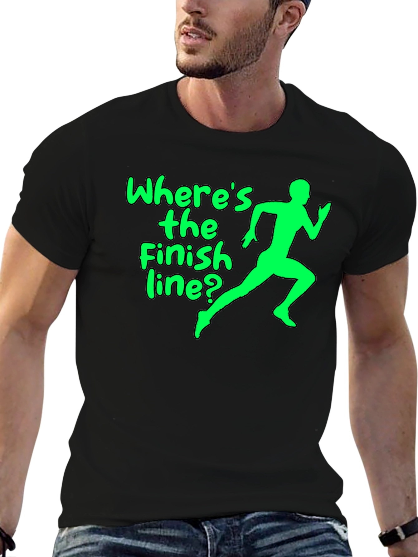 Wheres the Finish Line? Graphic Tee