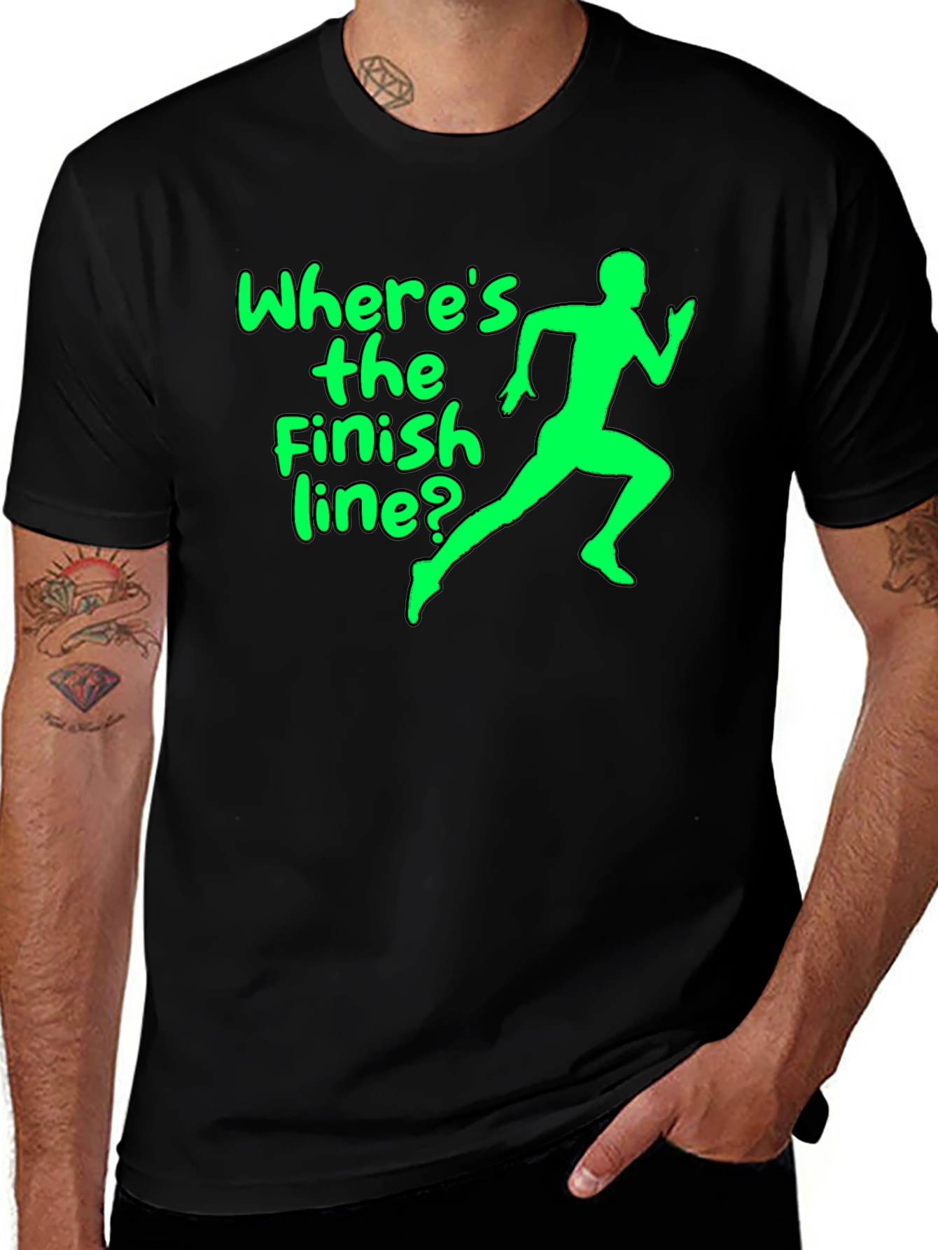Wheres the Finish Line? Graphic Tee