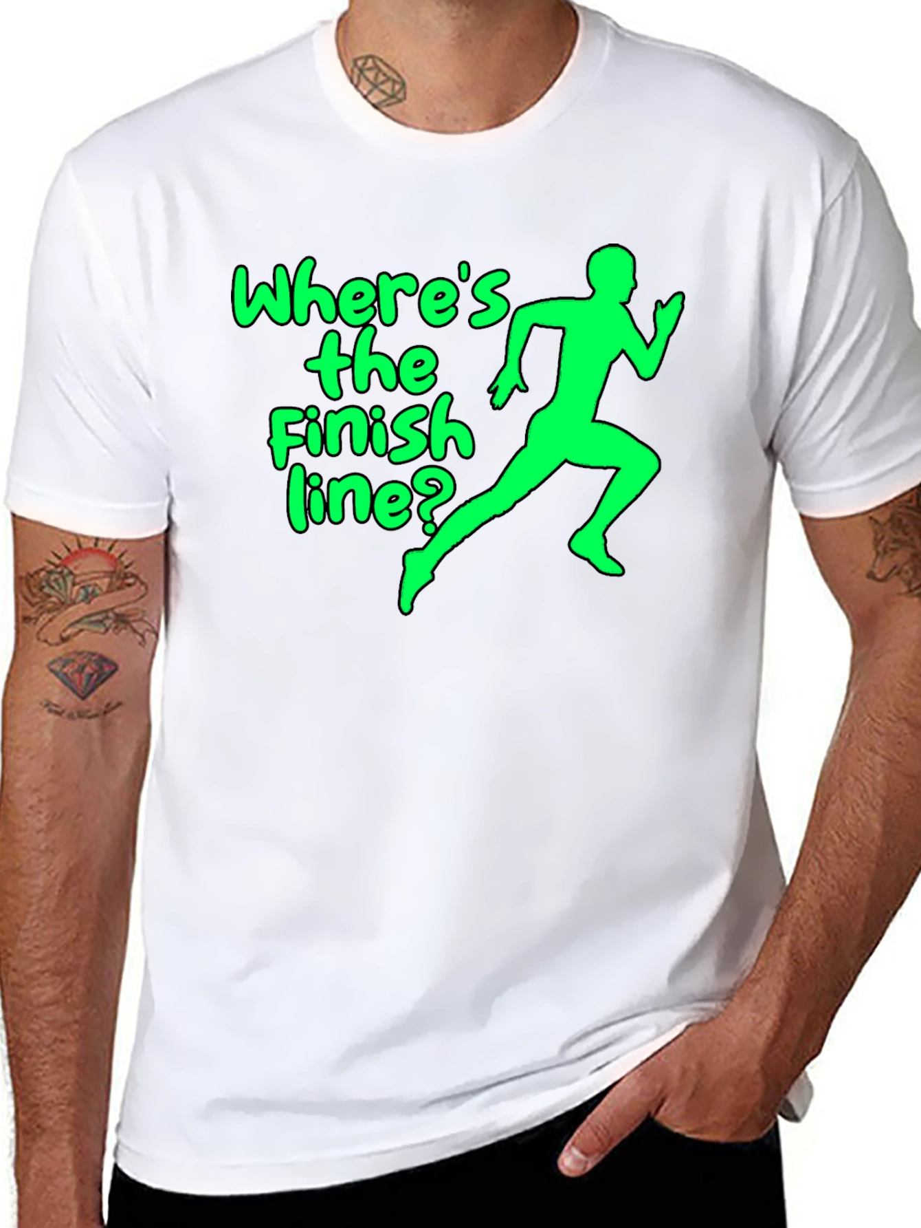 Wheres the Finish Line? Graphic Tee
