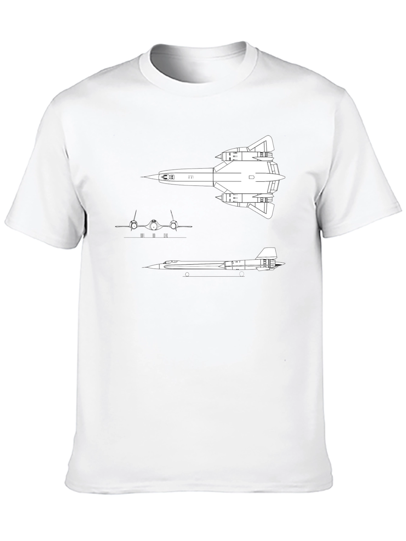 SR-71 Blackbird Blueprint Tee