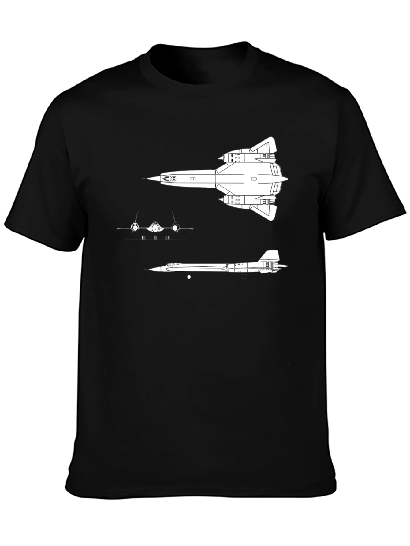 SR-71 Blackbird Blueprint Tee