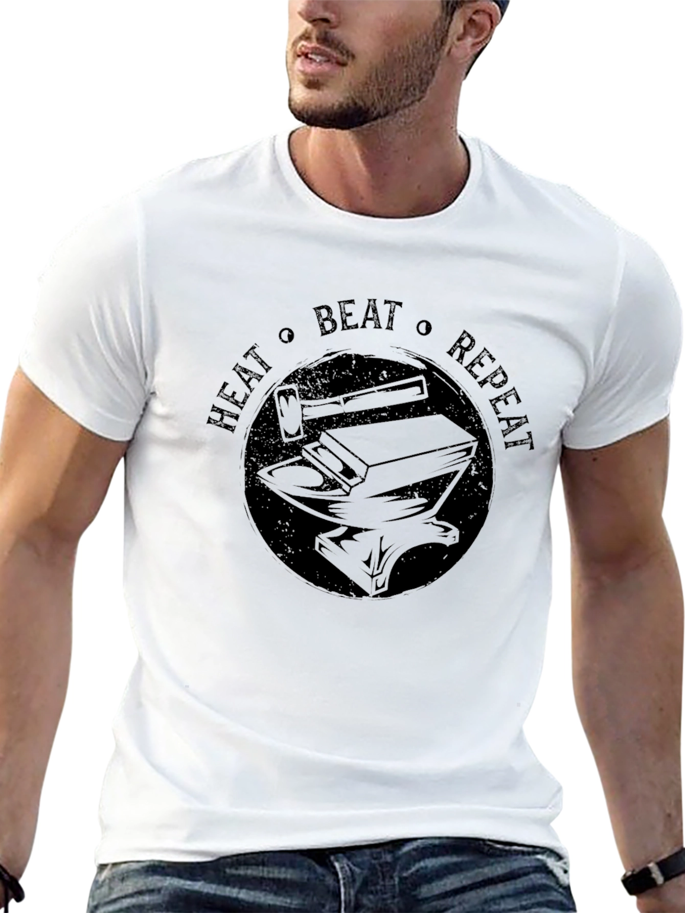 Blacksmith Heat Beat Repeat Graphic T-Shirt