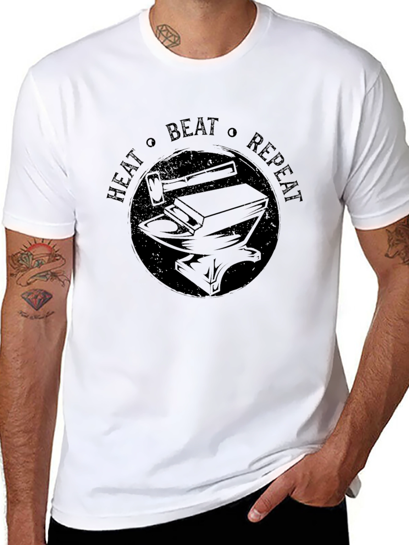 Blacksmith Heat Beat Repeat Graphic T-Shirt