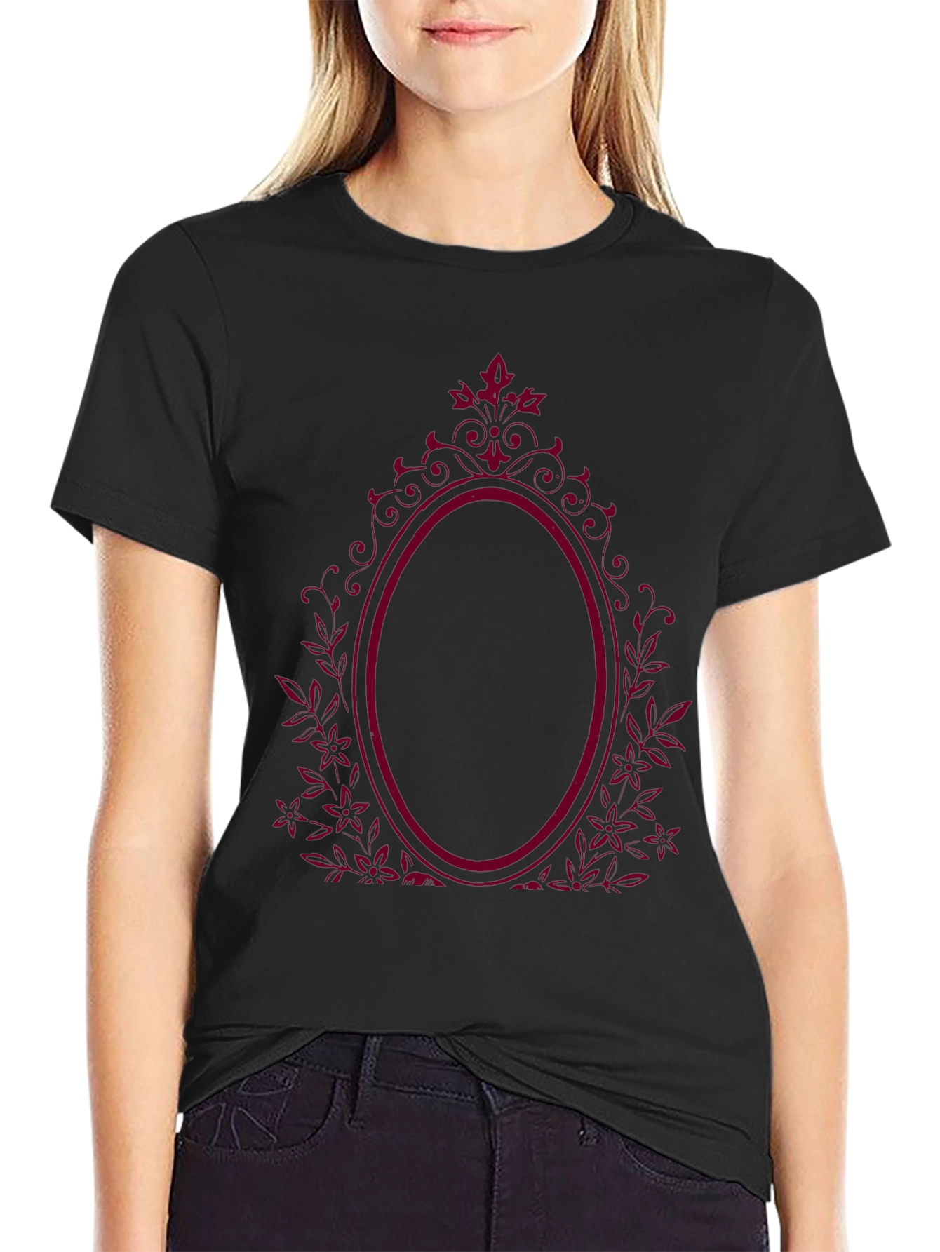 Elegant Framed Graphic Tee