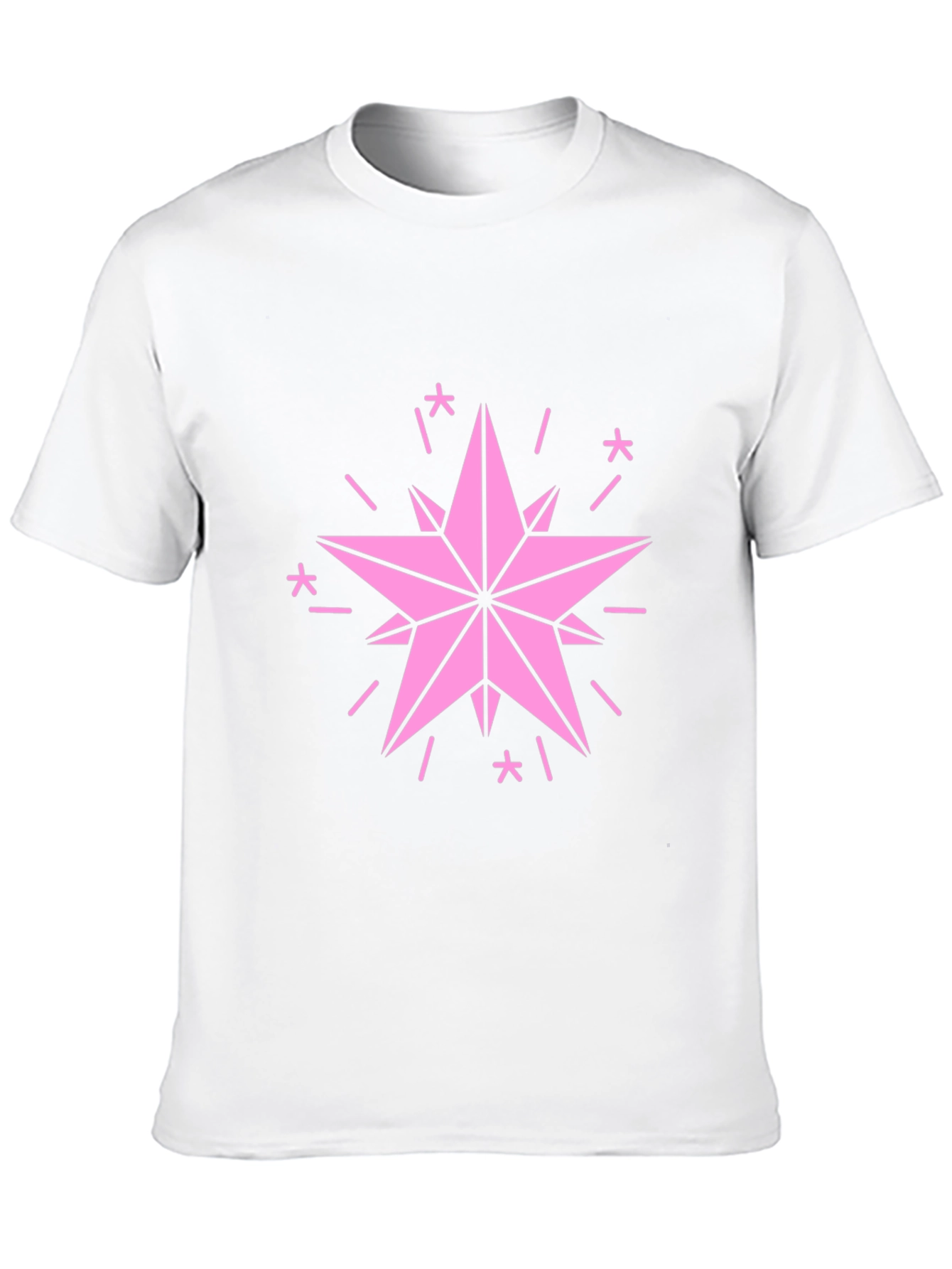 Star Graphic Black Tee - Modern Casual