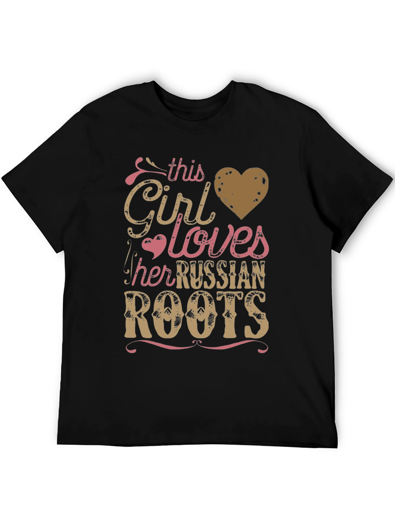 Russian Roots T-Shirt - Girl Loves Russia Tee