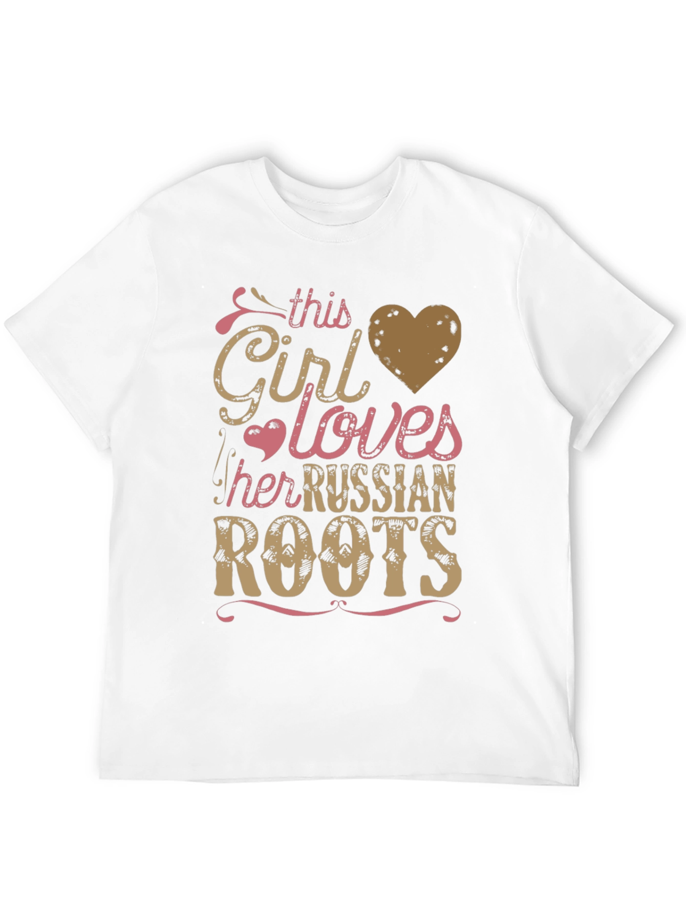Russian Roots T-Shirt - Girl Loves Russia Tee