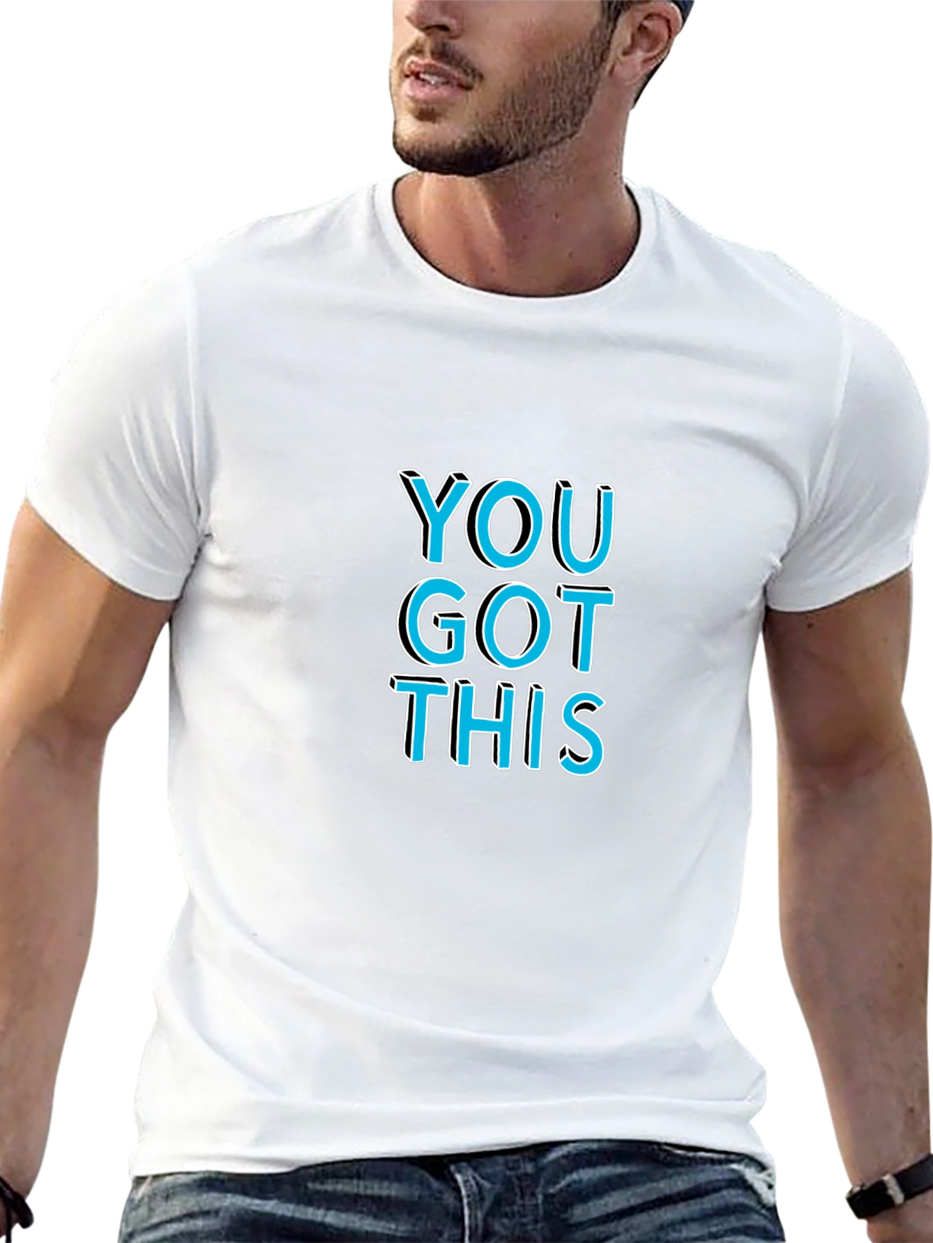 You Got This Graphic Tee - Motivational Black T-Shirt