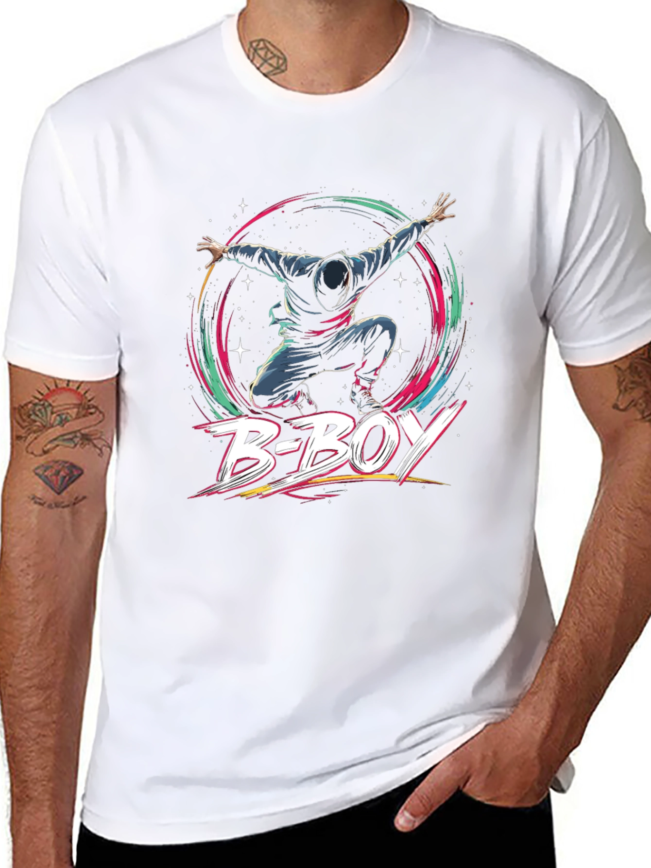 B-Boy Graphic Tee - Streetwear Style
