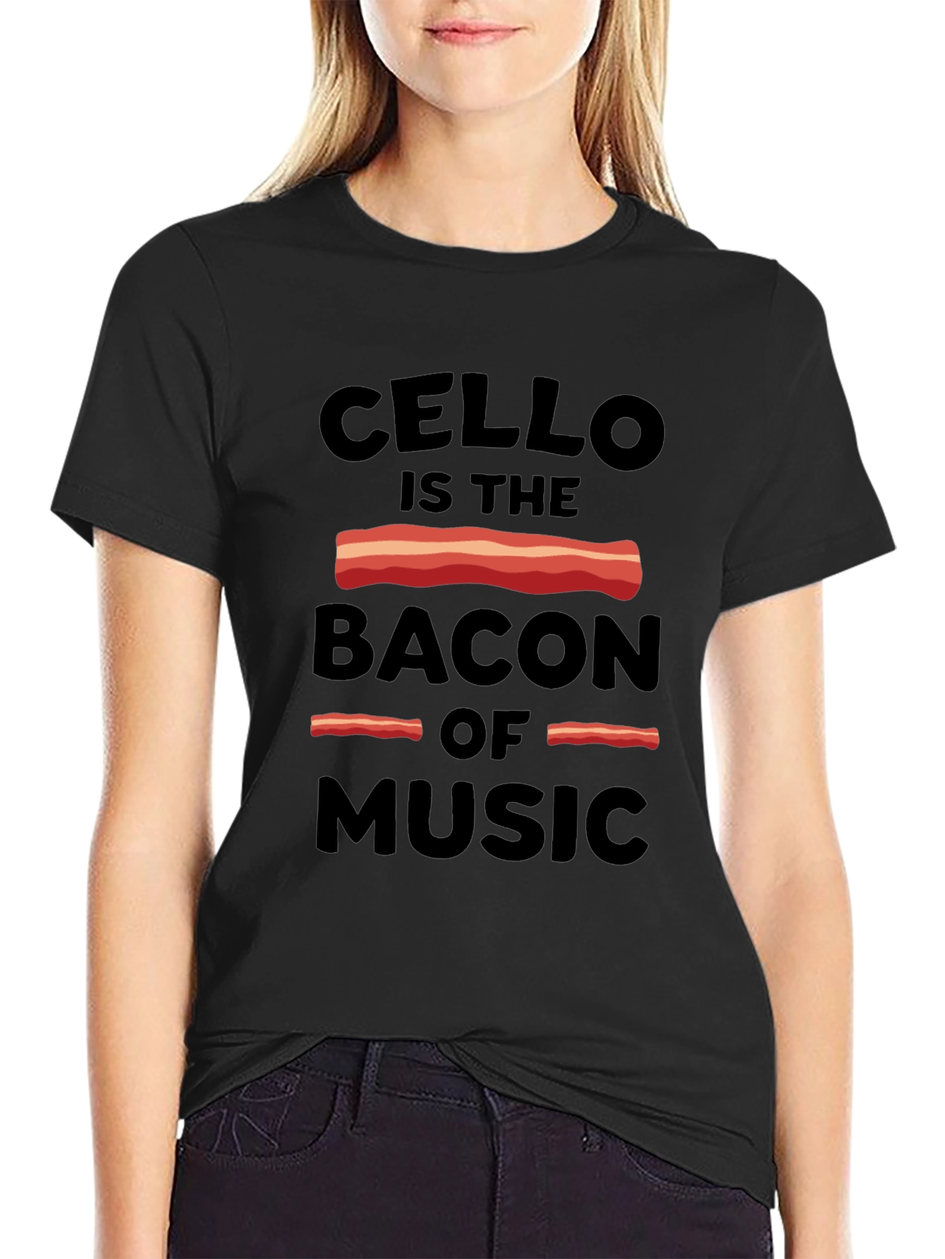 Cello is the Bacon of Music Graphic Tee