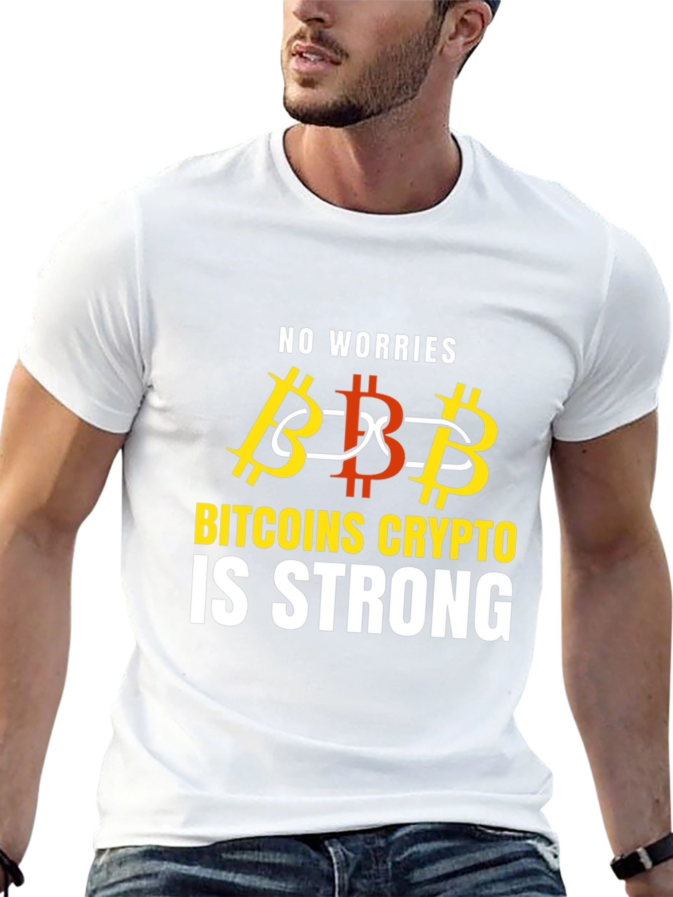 Bitcoin Crypto is Strong Graphic T-Shirt