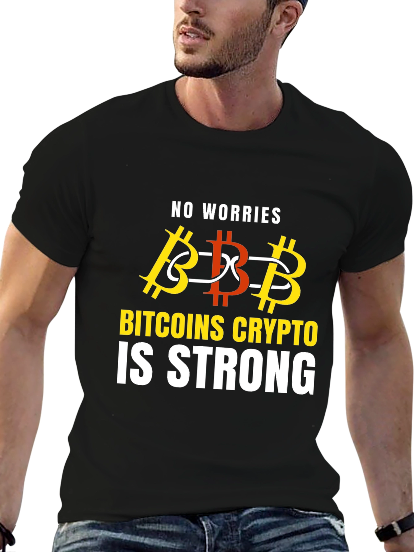 Bitcoin Crypto is Strong Graphic T-Shirt