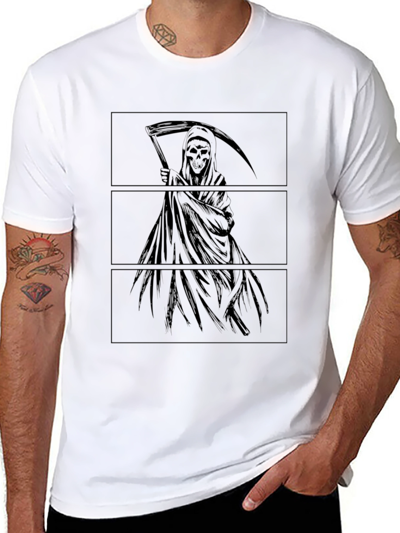 Grim Reaper T-Shirt - Mens Graphic Tee