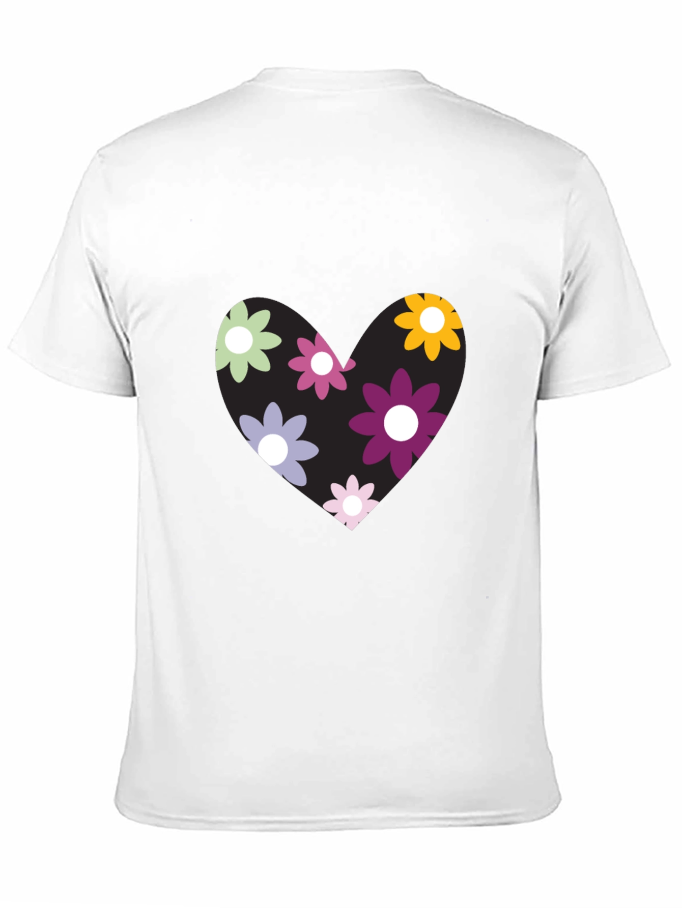 Floral Heart Graphic T-Shirt