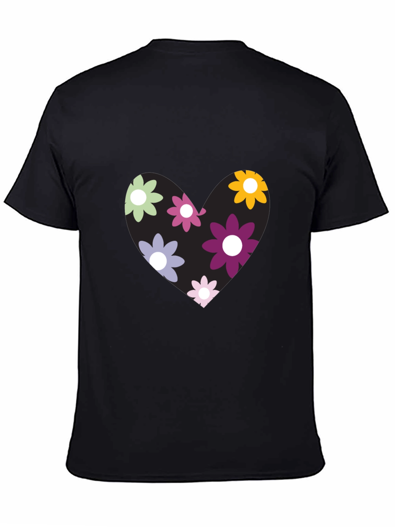 Floral Heart Graphic T-Shirt