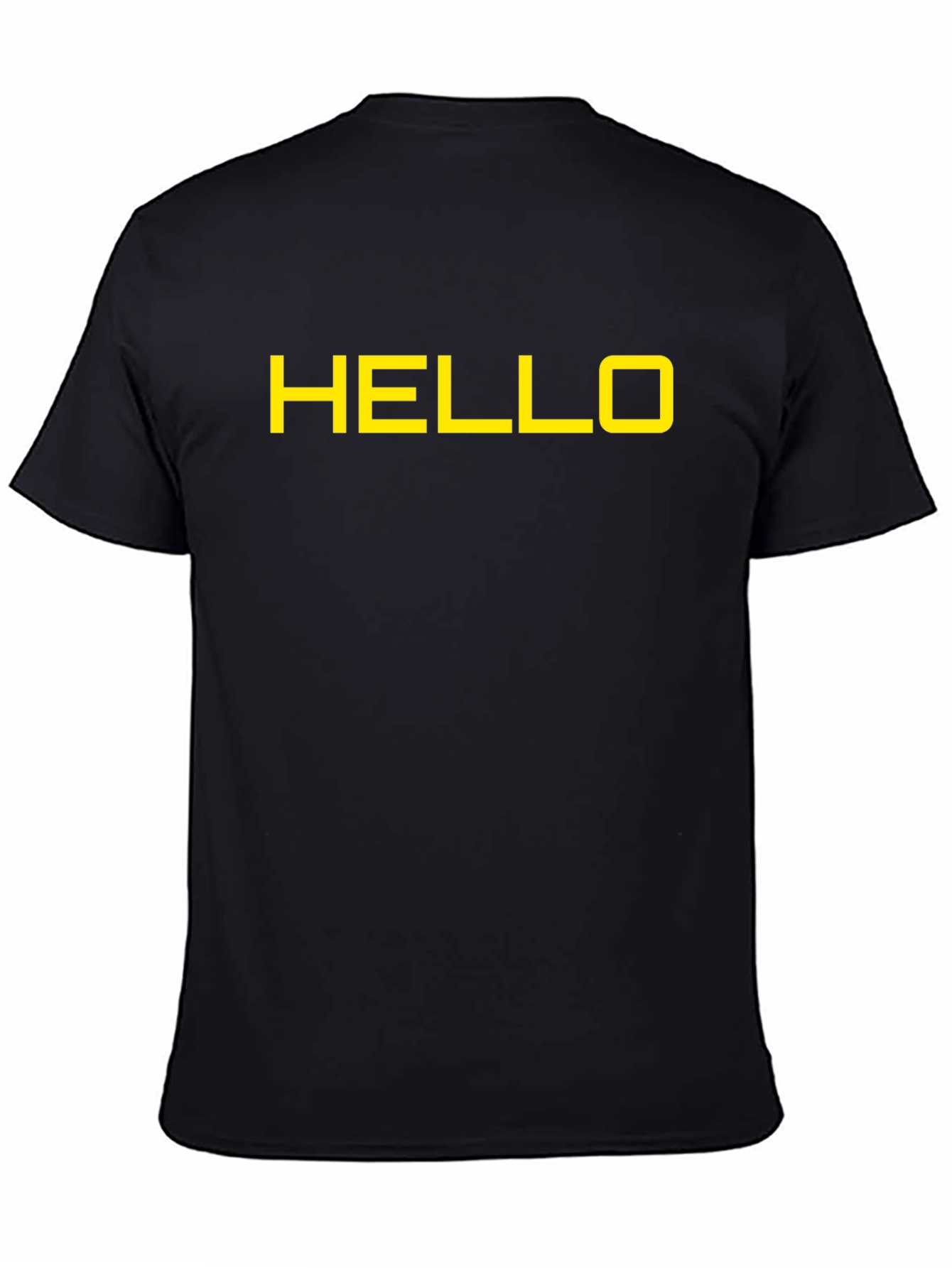 HELLO Graphic Print T-Shirt - Casual Comfort